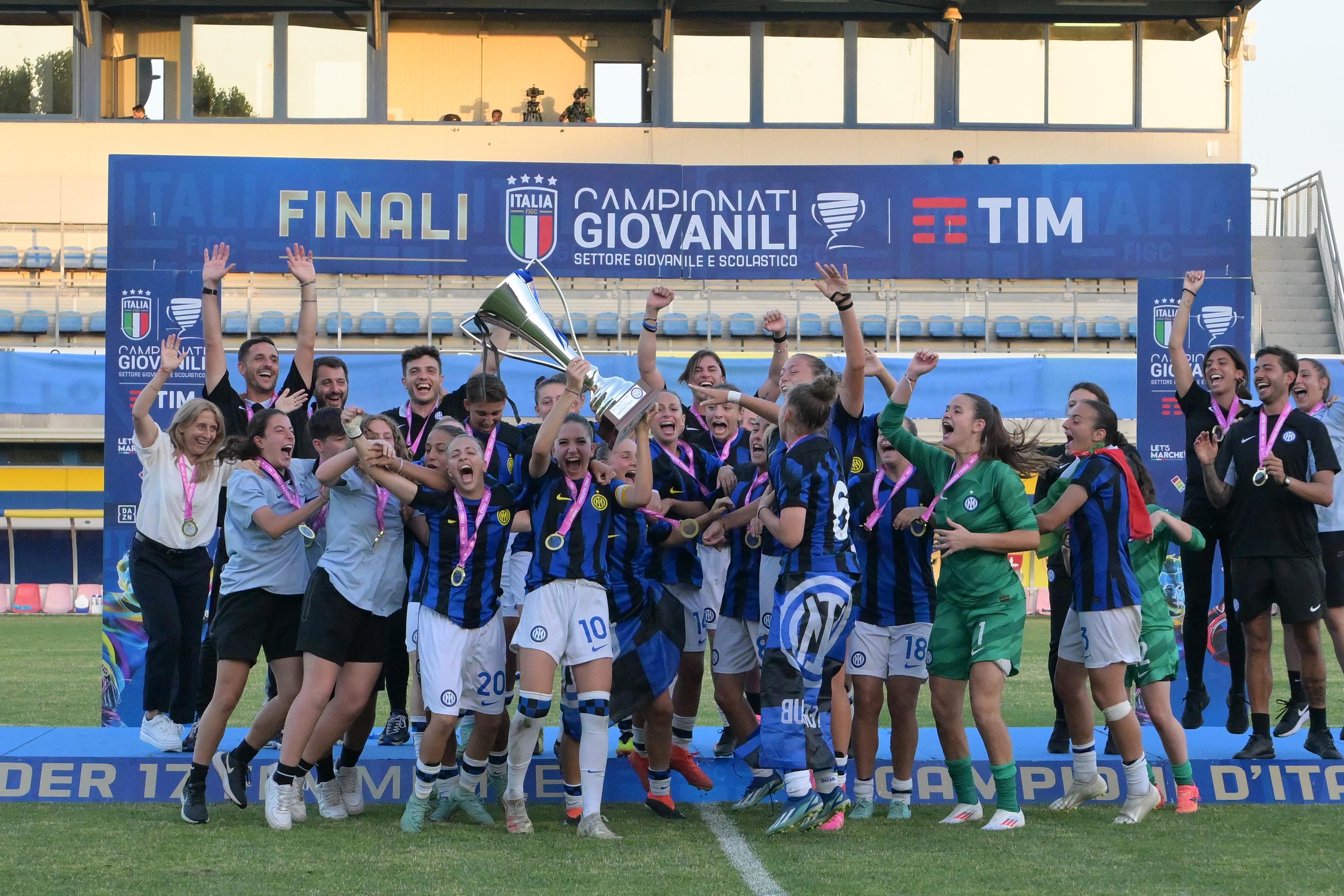 Under 17 femminile, l’Inter è campione d’Italia! Le nerazzurre ribaltano la Juventus nei supplementari