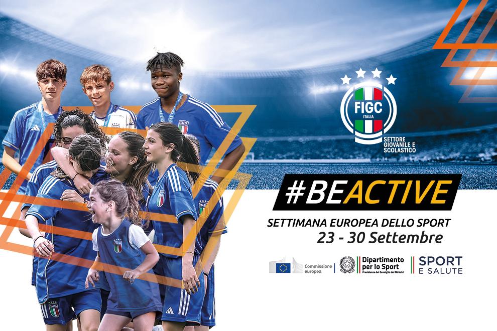 Settimana Europea dello Sport, la FIGC aderisce alla decima edizione di #BeActive: iniziative su tutto il territorio