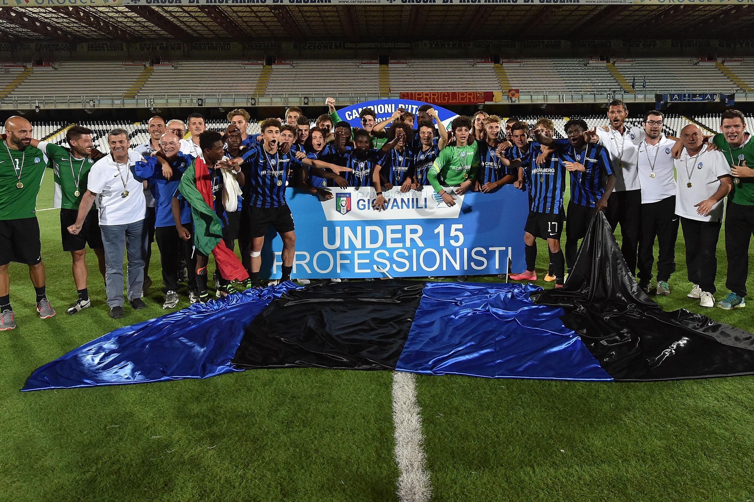 CESENA, ITALY - JUNE 28:  Photo Giuseppe Bellini-Getty Images Finale U15 Professionisti between AS Roma and Atalanta Bergamasca Calcio at Dino Manuzzi Stadium on June 28, 2016 in Cesena, Italy.  (Photo by Giuseppe Bellini/Getty Images)