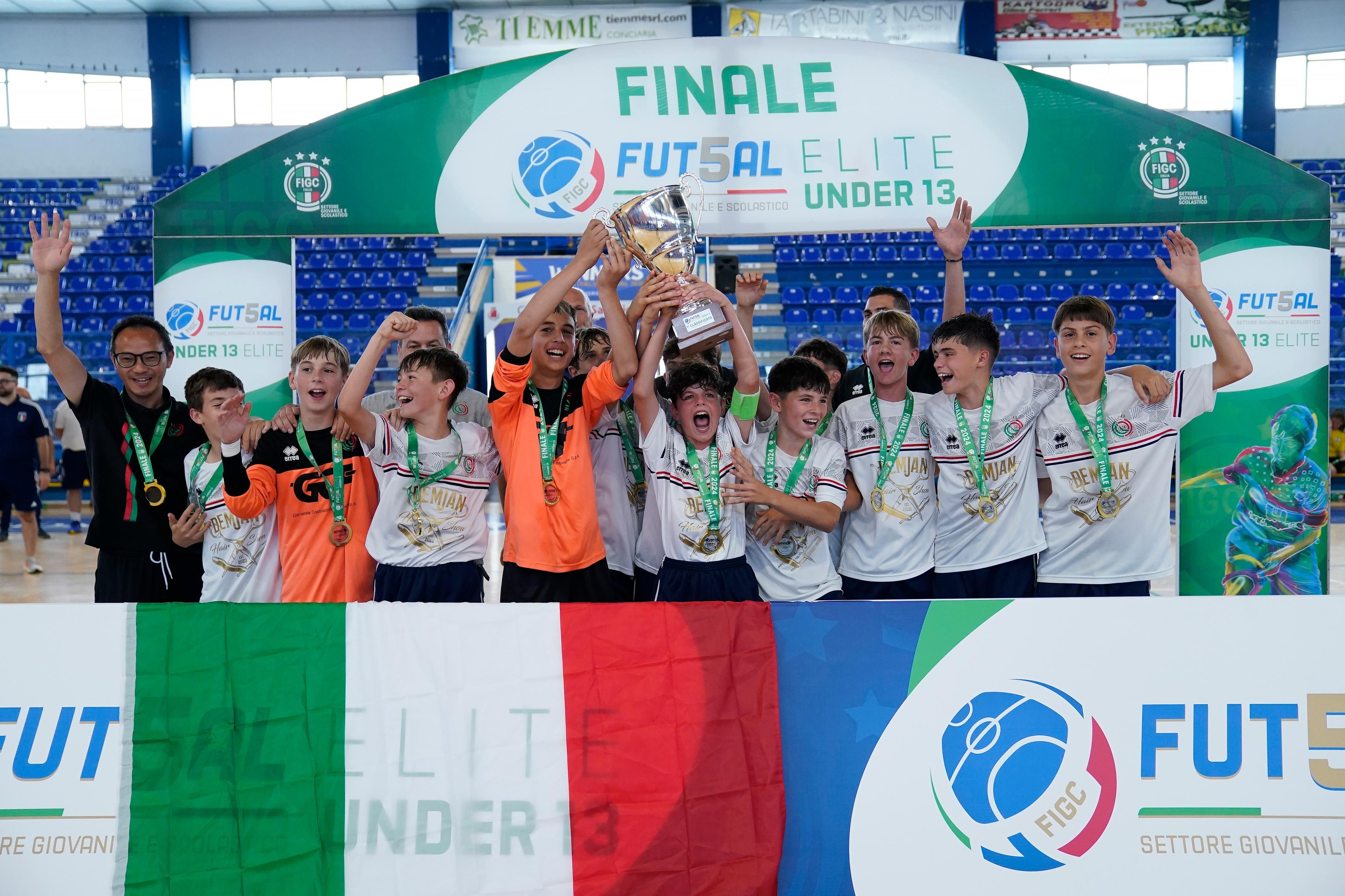 Under 13 Futsal Elite, 151 squadre ai nastri di partenza tutte a caccia della Liventina Opitergina