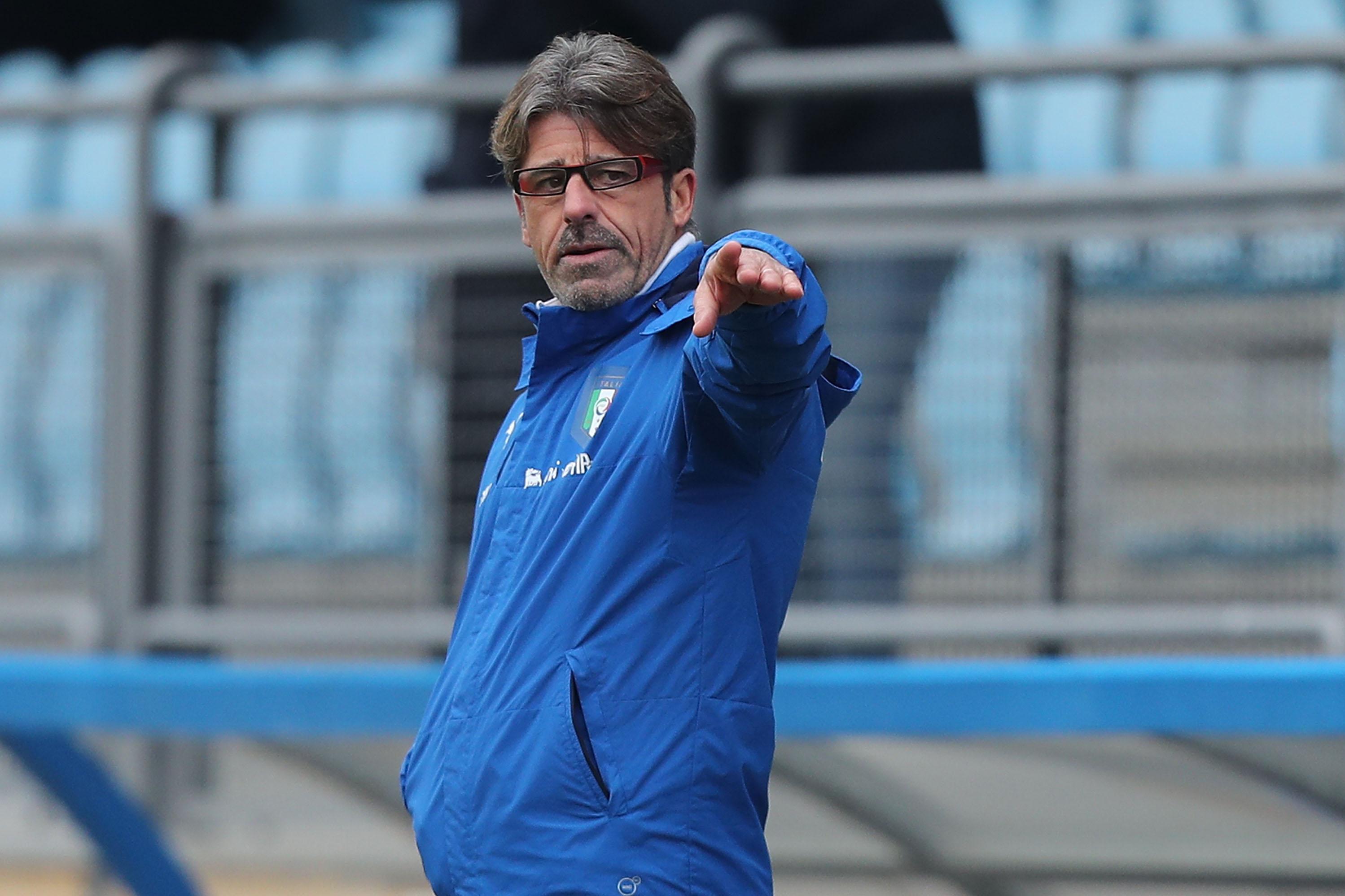 FLORENCE, ITALY - DECEMBER 10: Alberigo Evani of Figc during the FIGC U15 Christmas Tournament at Coverciano on December 10, 2017 in Florence, Italy. (Photo by Gabriele Maltinti/Getty Images)