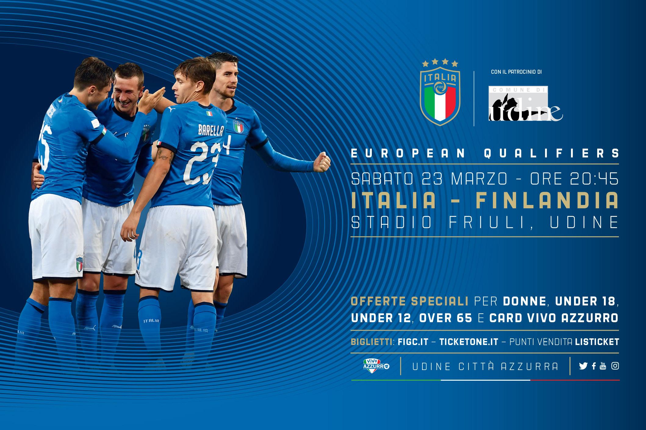 Udine abbraccia gli Azzurri: oltre 20mila biglietti emessi, oggi aperti i botteghini al ‘Friuli’