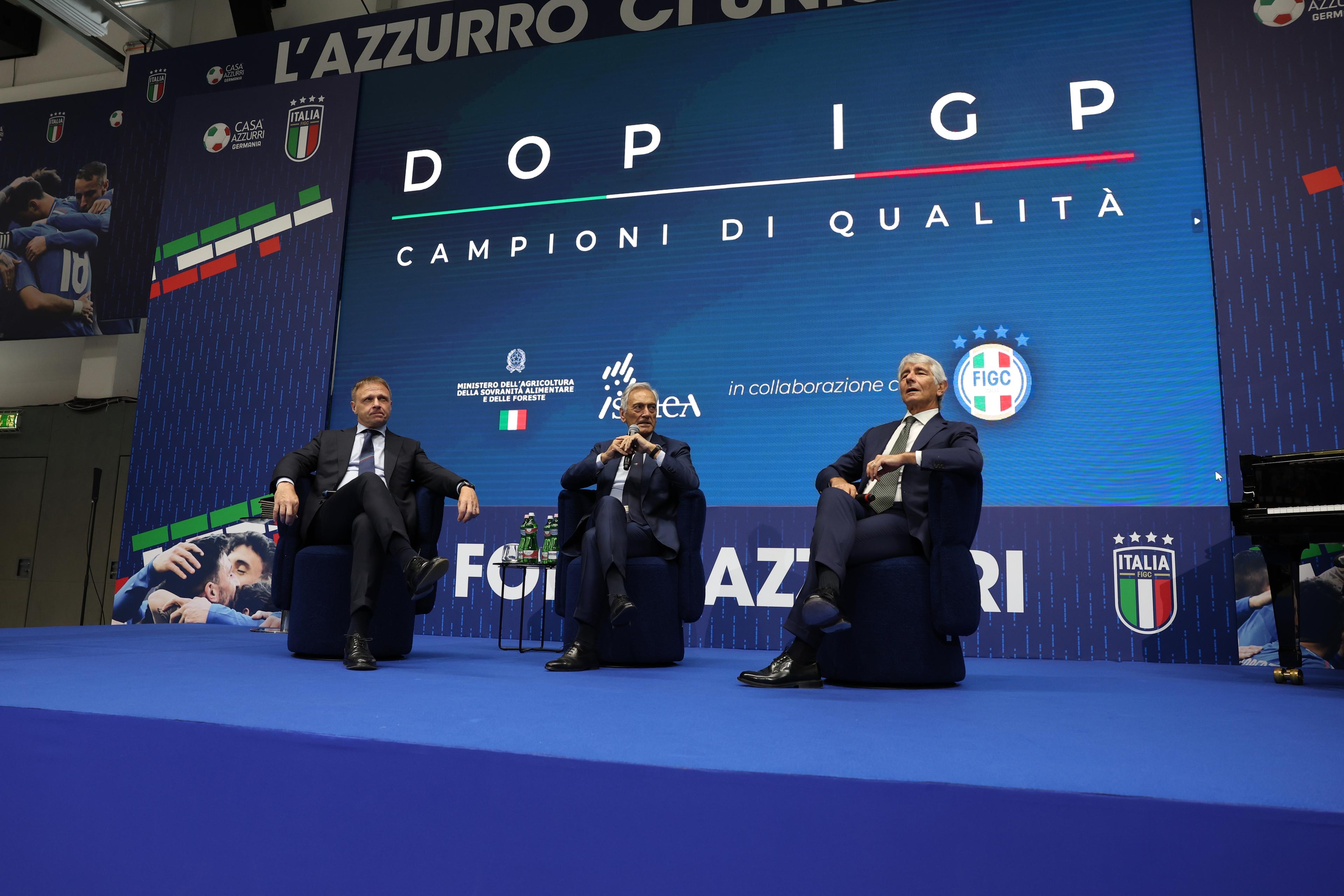 ‘DOP e IGP. Campioni di qualità!’, presentato a Casa Azzurri lo spot di MASAF e FIGC: \"La Nazionale un mezzo formidabile per promuovere eccellenze\"
