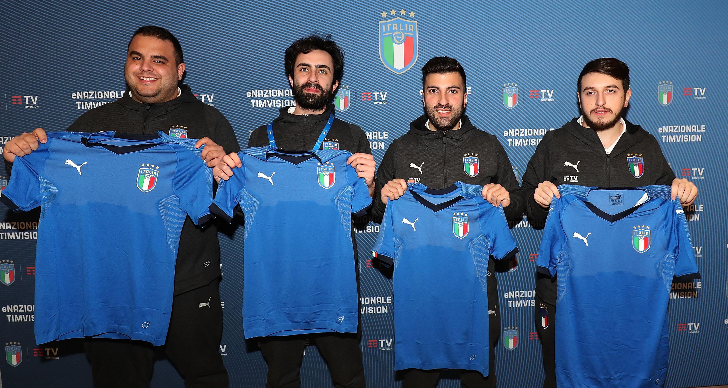 during the FIGC eSport National Team 'eNazionale Timvision' Unveiling at Centro Tecnico Federale di Coverciano on January 19, 2020 in Florence, Italy.