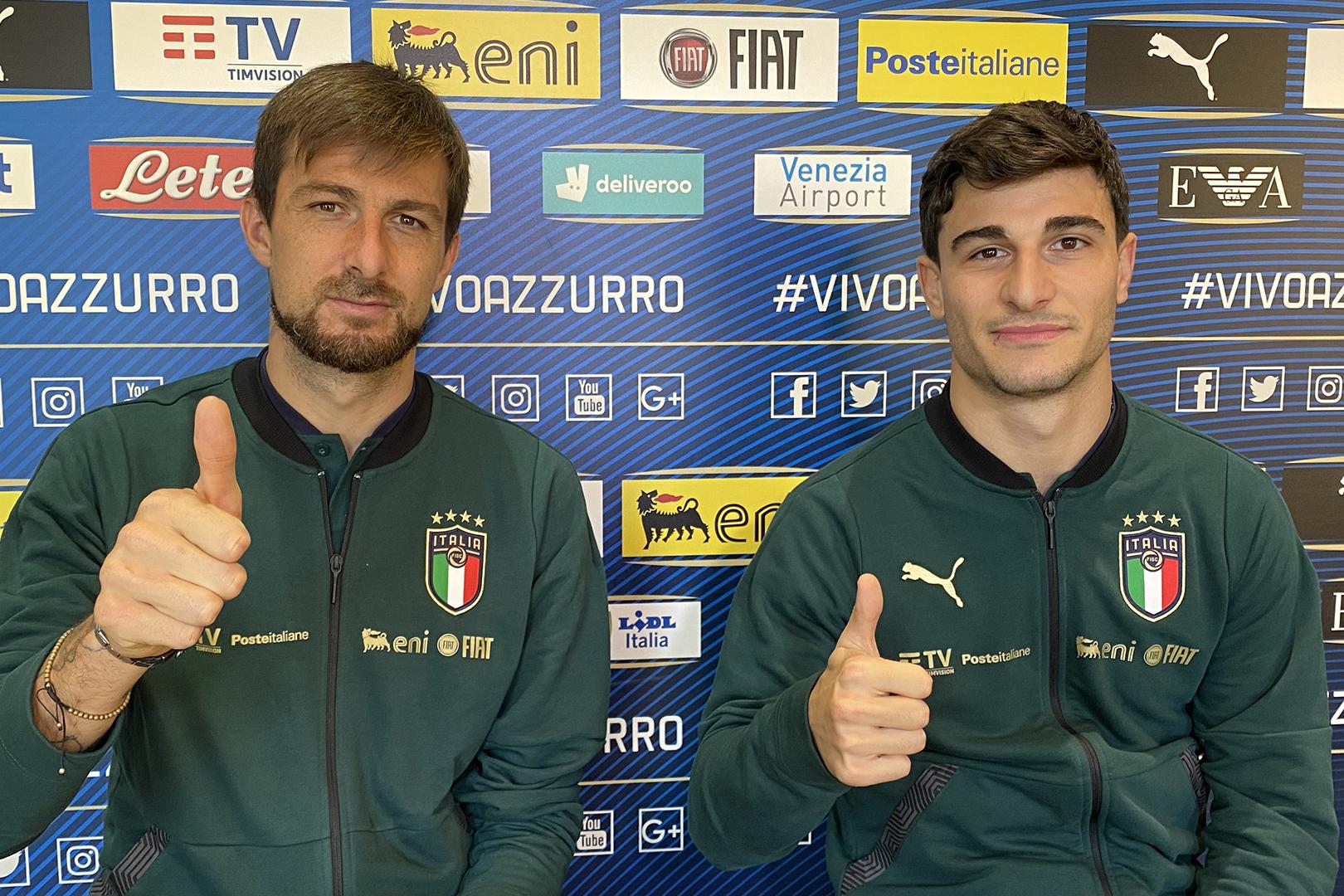 \"Il mio primo gol azzurro\" | Acerbi e Orsolini - Video