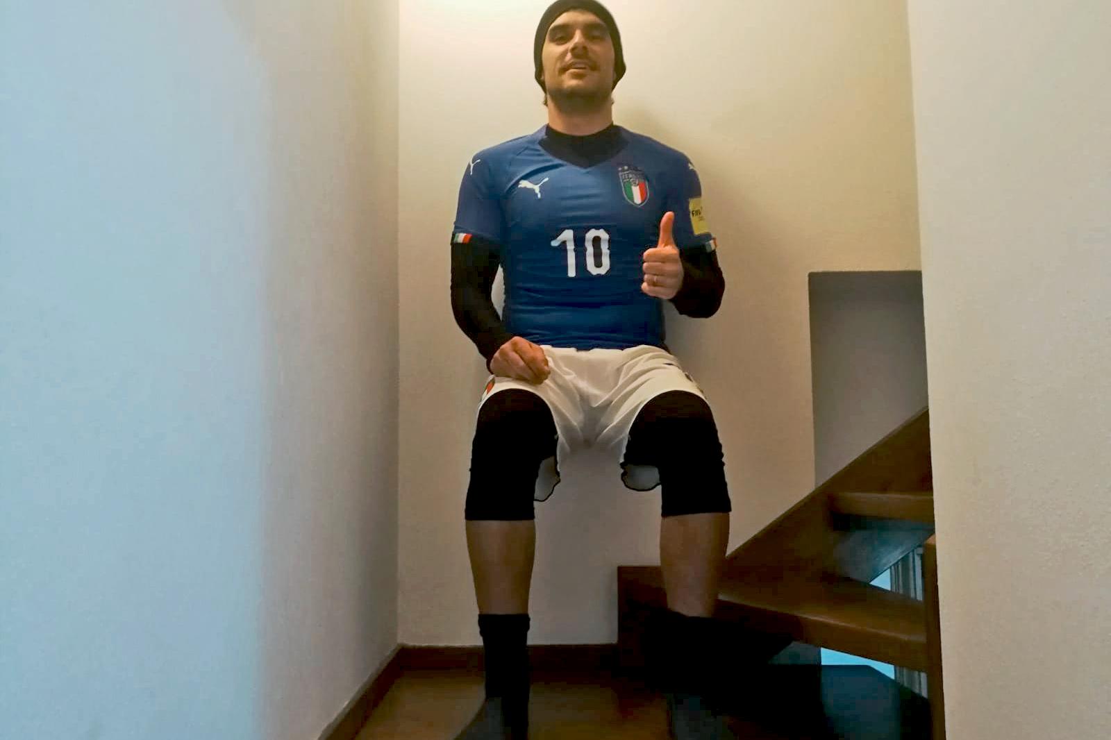 Gabriele Gori: \"Gioco con mio figlio, faccio torte e mi alleno con le bottiglie\"