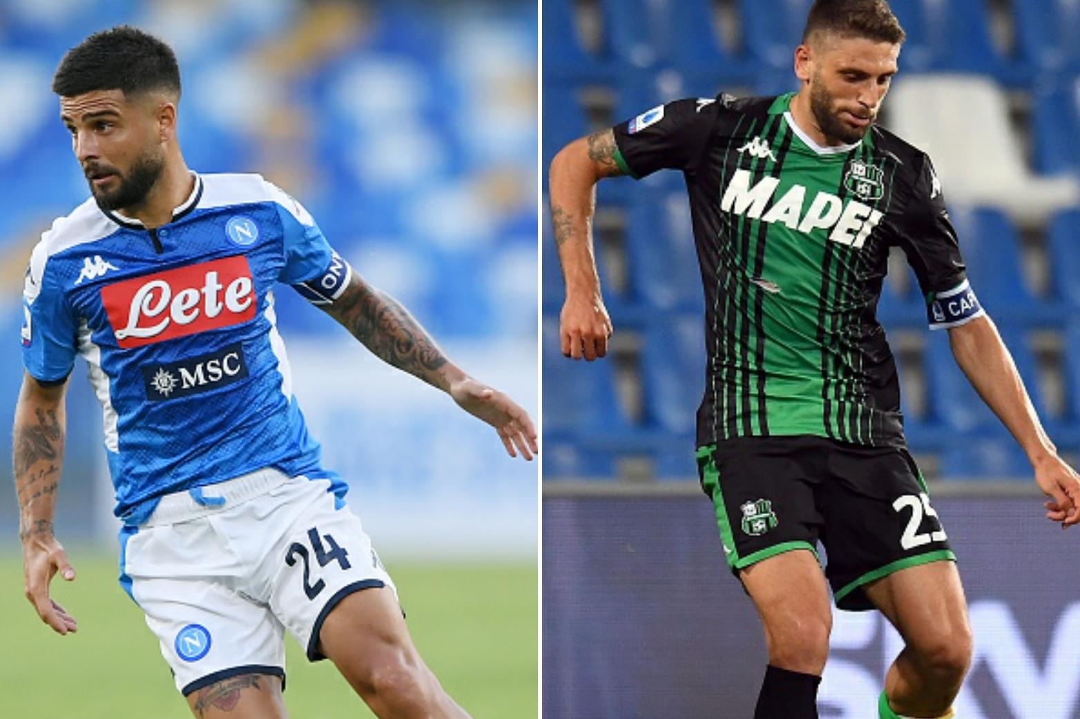 Sfida statistica della 36^ giornata di Serie A: Lorenzo Insigne vs Domenico Berardi