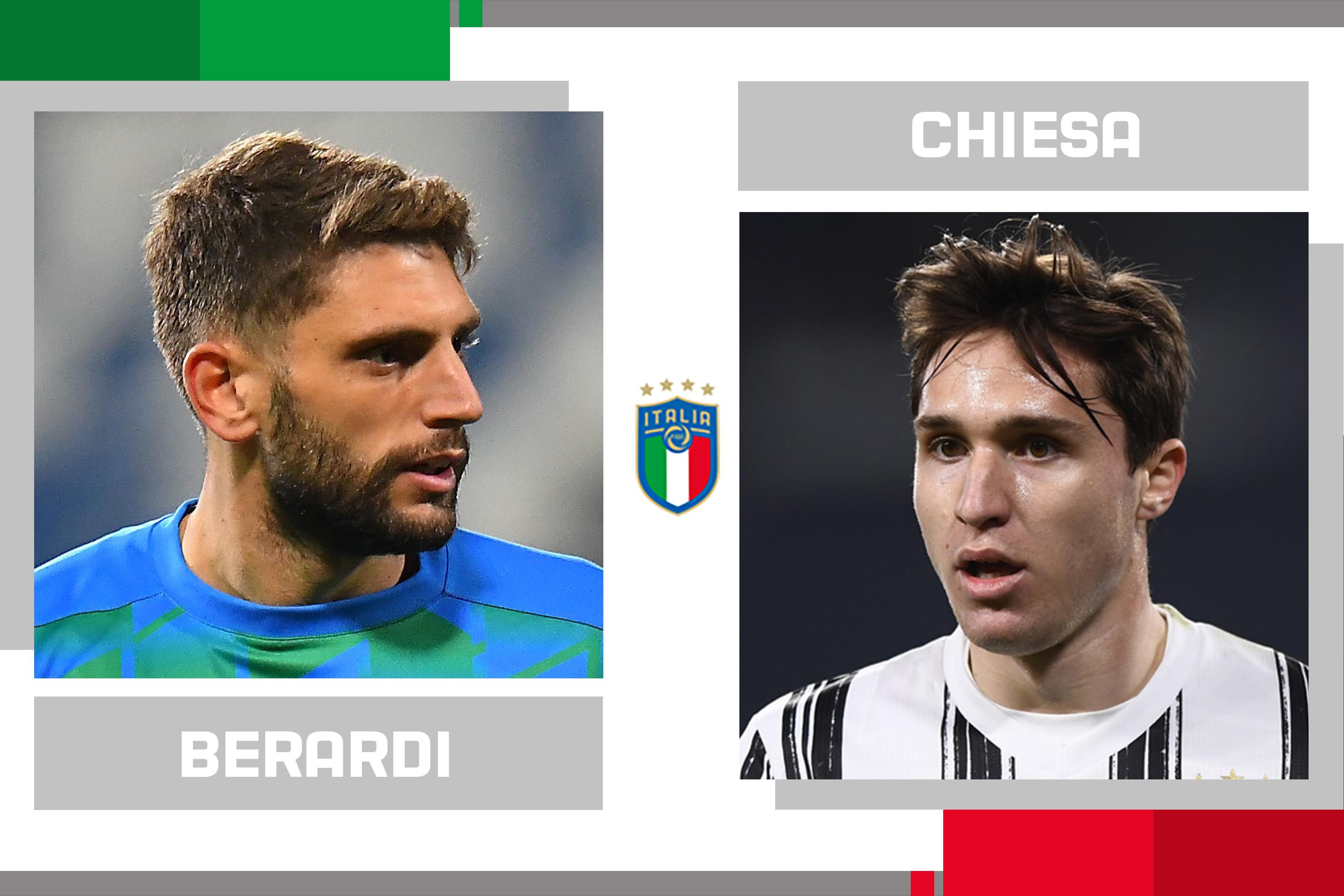 Sfida statistica della 36^ giornata di Serie A: Domenico Berardi vs Federico Chiesa