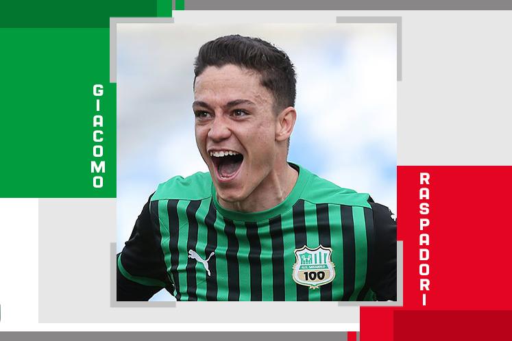 Giacomo Raspadori è il migliore italiano della 32^ giornata di campionato secondo i media