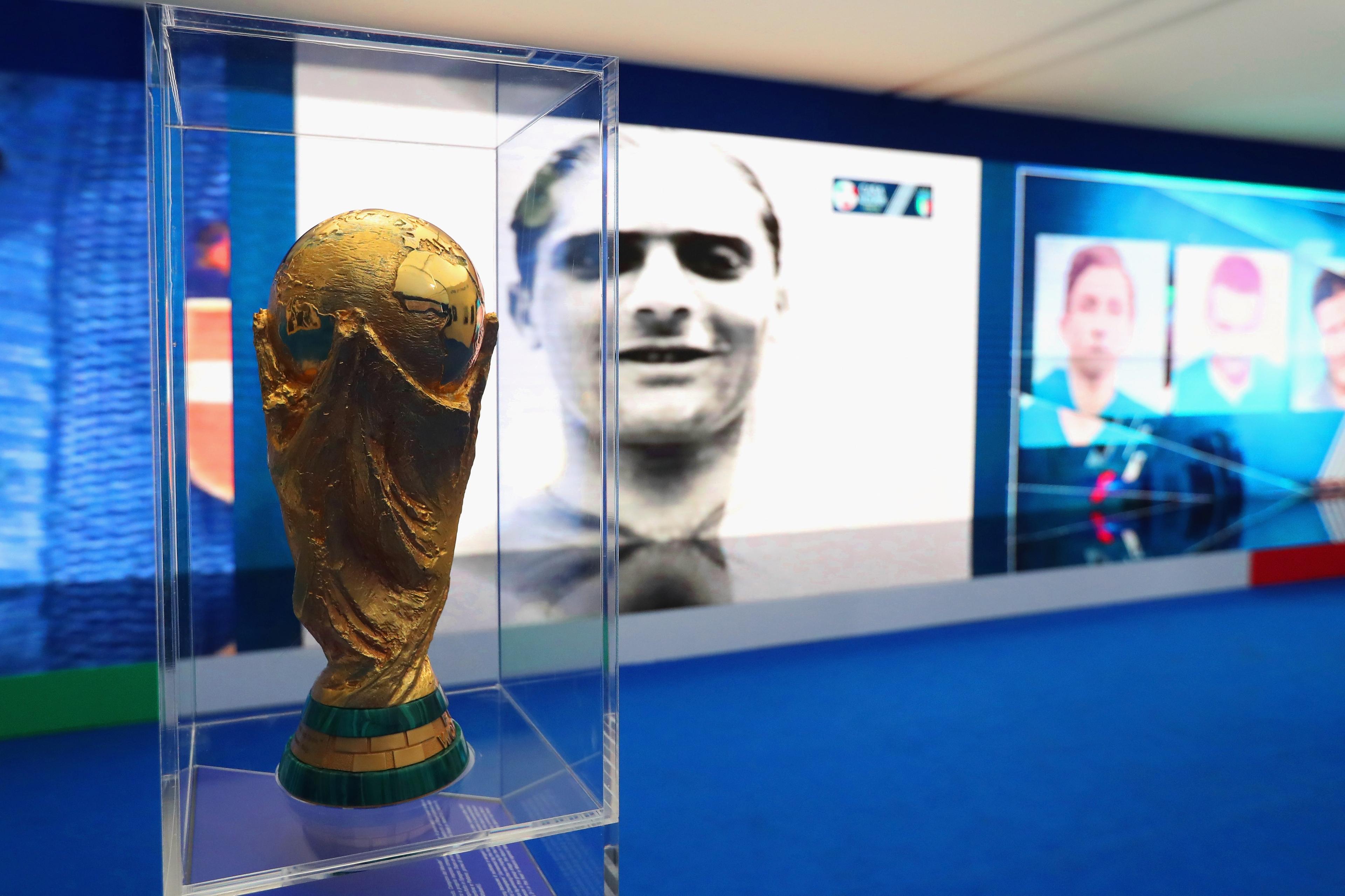 ROME, ITALY - JUNE 12: A general view of the 'Museo del calcio' during 'Casa Azzurri' at pratibus district on June 12, 2021 in Rome, Italy. (Photo by Paolo Bruno/Getty Images)
