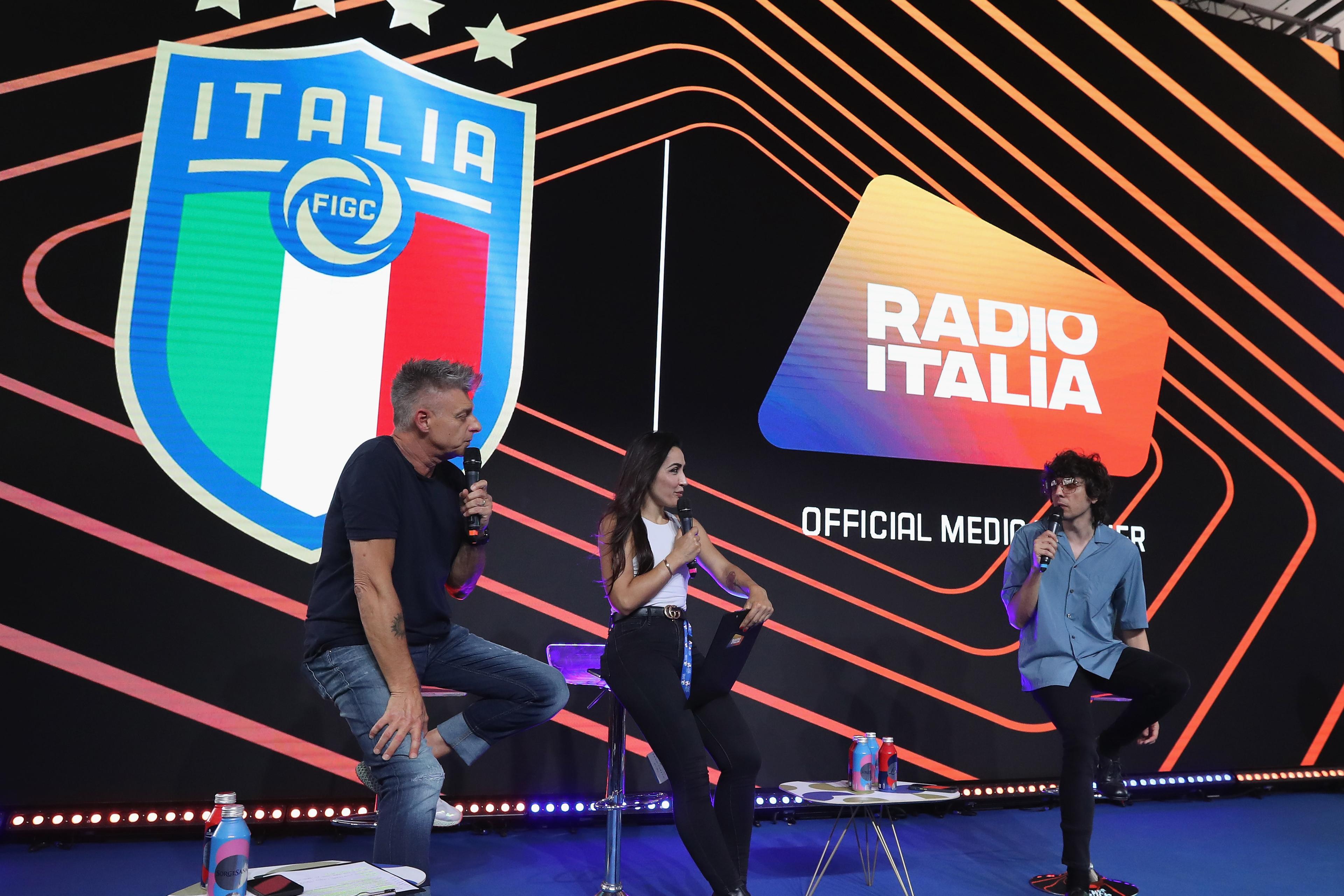 ROME, ITALY - JUNE 19:  The Italian singer Ermal Meta attends an interview during \\'Casa Azzurri\\' at pratibus district on June 19, 2021 in Rome, Italy.  (Photo by Paolo Bruno/Getty Images) *** Local Caption *** Ermal Meta