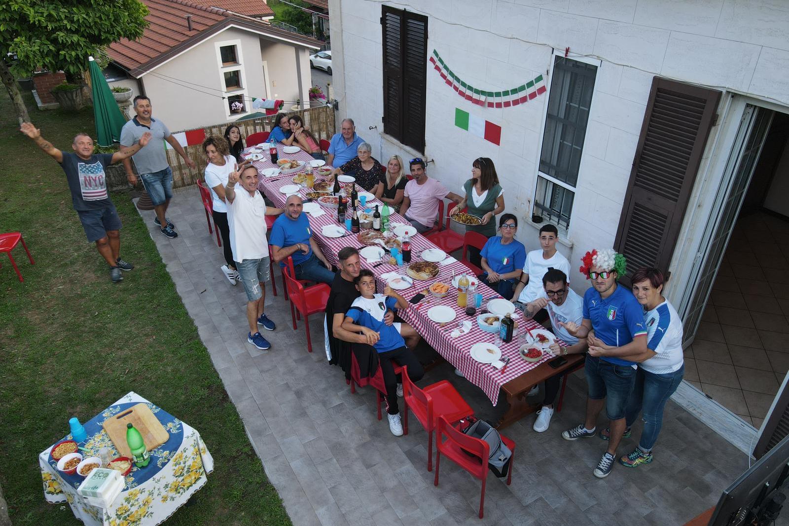 Una famiglia dipinta d’azzurro!