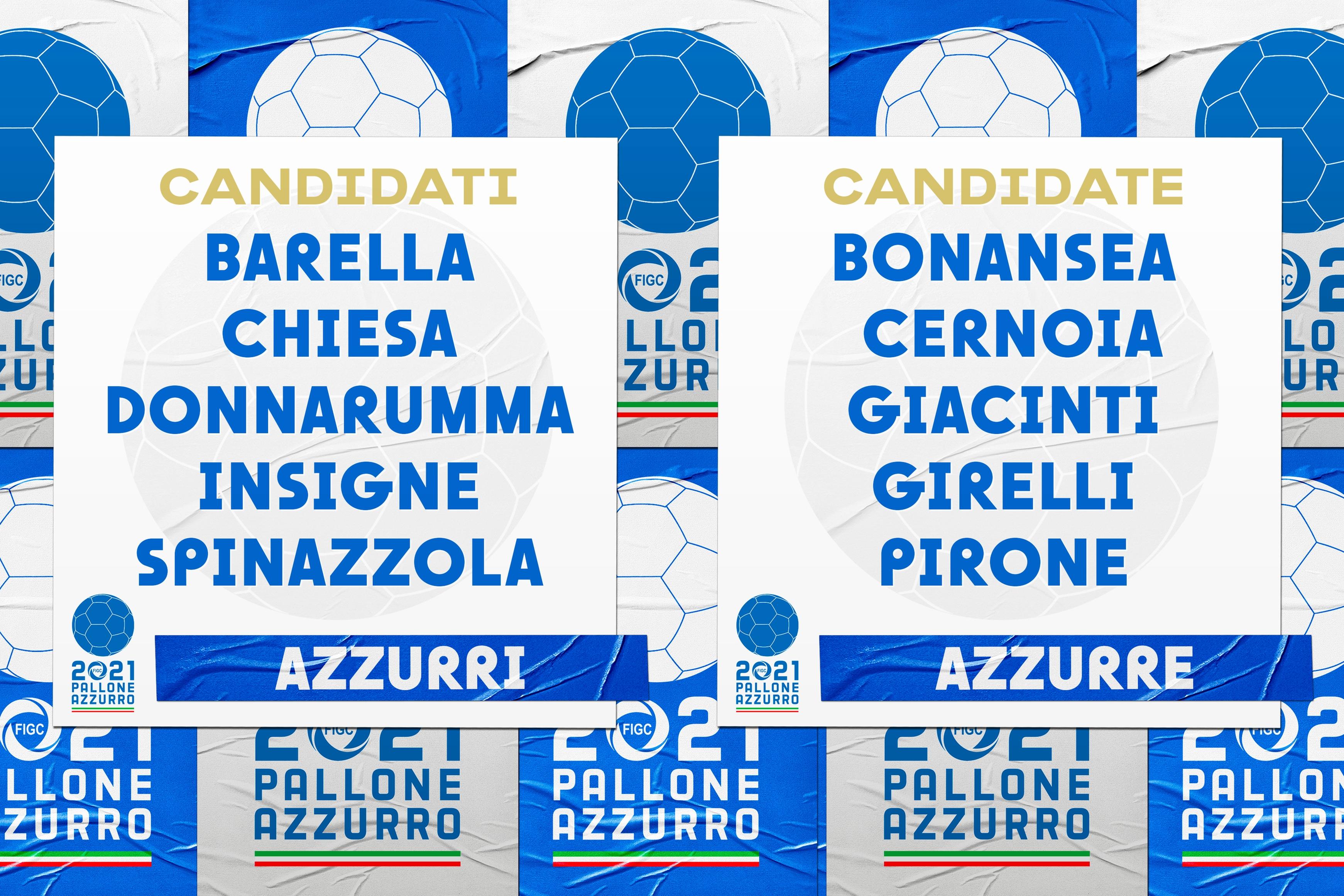 Torna il Pallone Azzurro: vota l’Azzurro e l’Azzurra dell’anno!