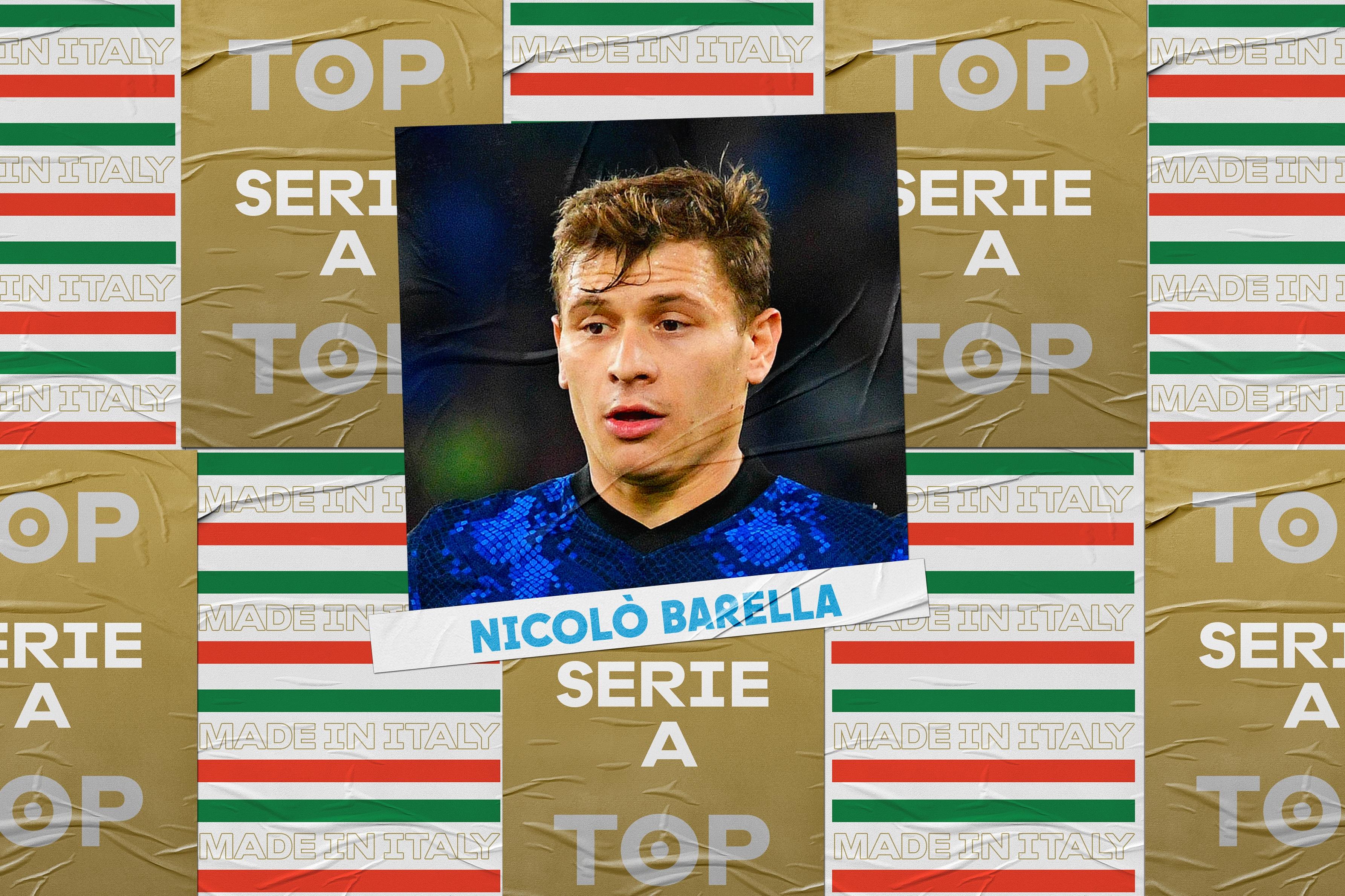 Italiani in Serie A: la statistica premia Nicolò Barella – 17^ giornata