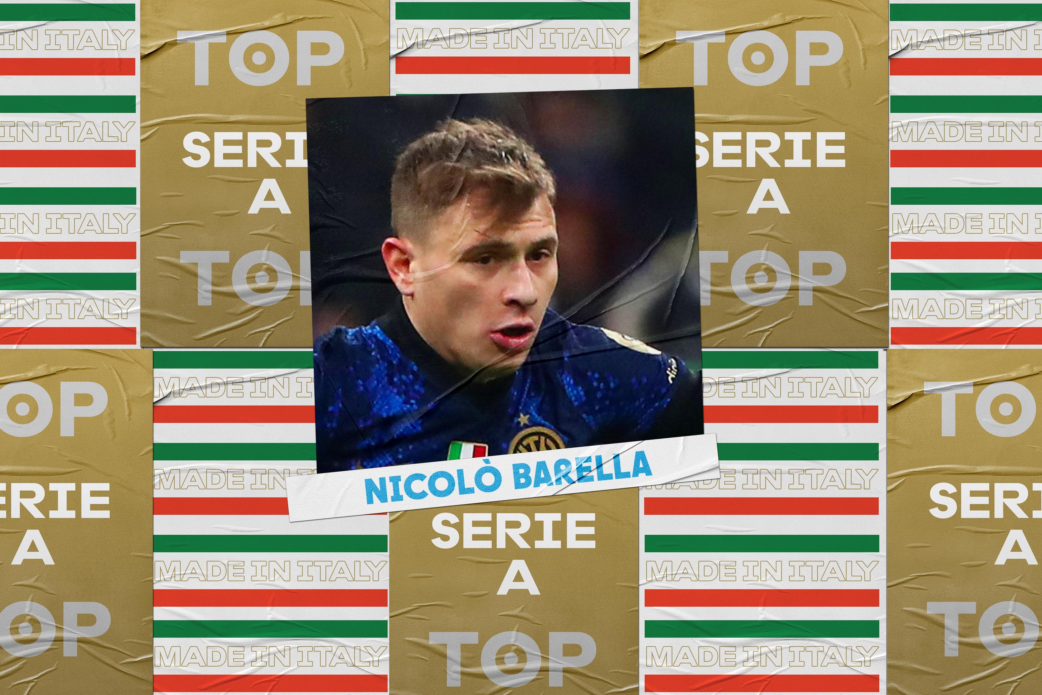 Italiani in Serie A: la statistica premia Nicolò Barella – 28^ giornata