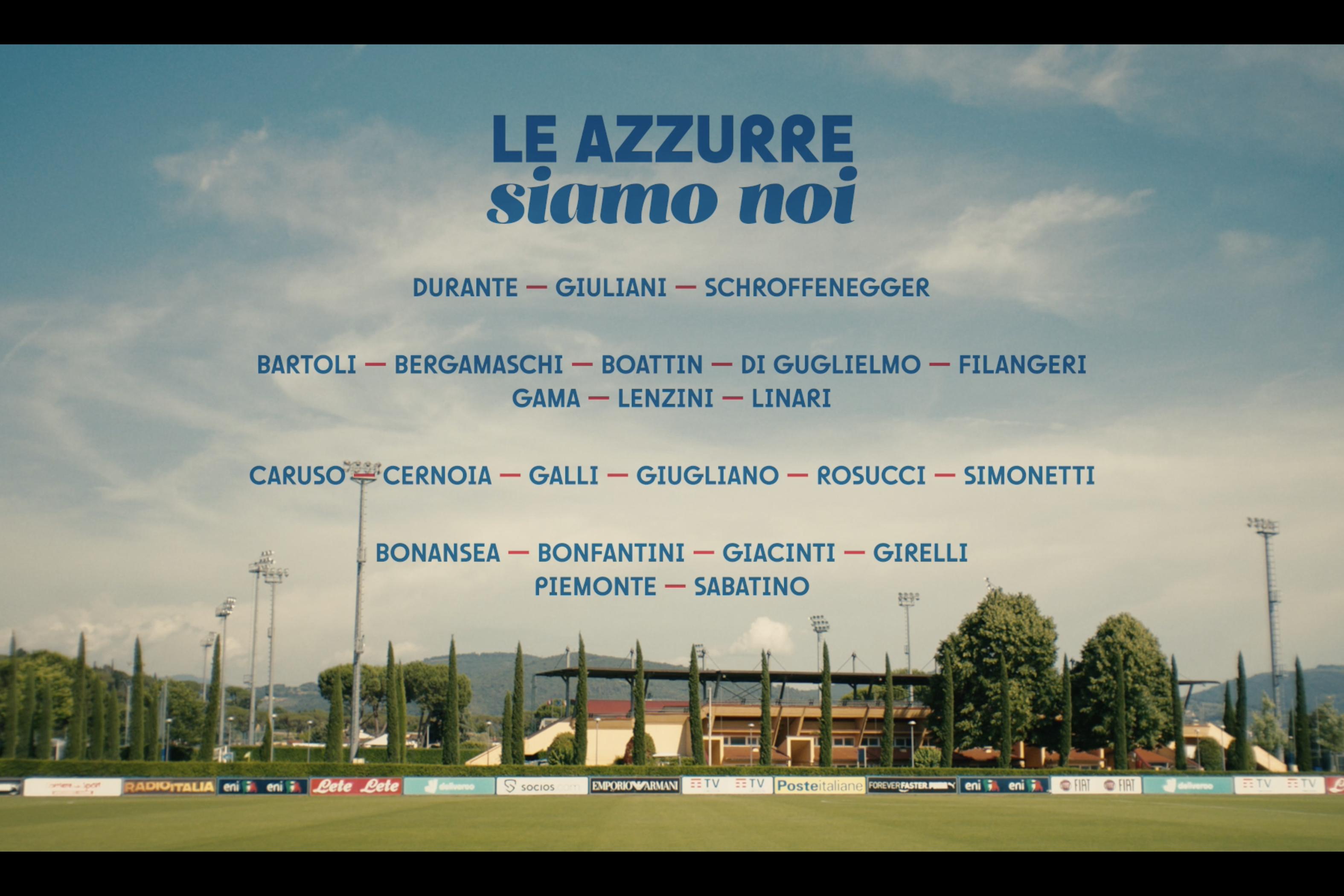 \"Le Azzurre siamo noi\", al via la campagna digital della FIGC per l’Europeo Femminile