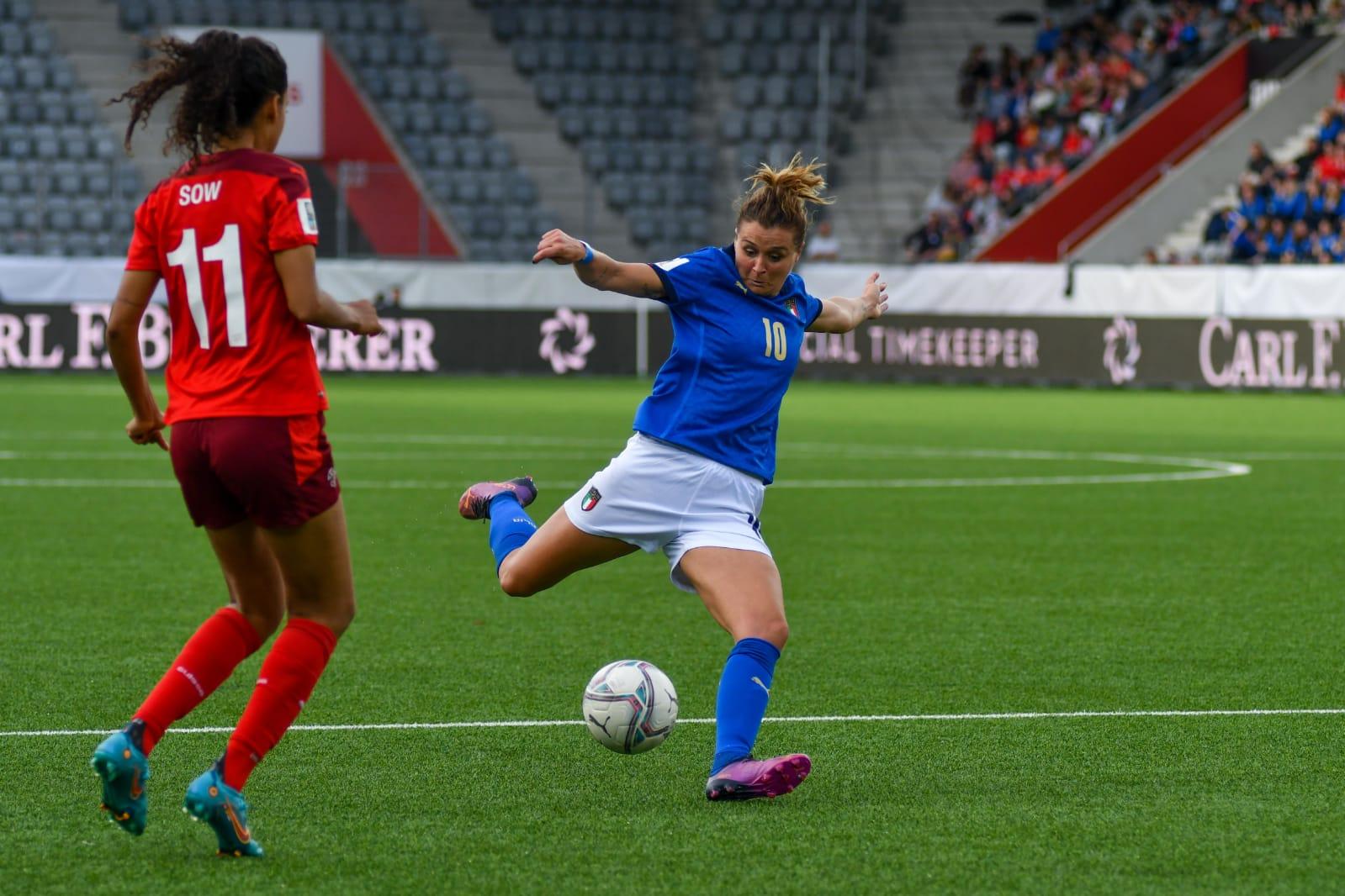 Cristiana Girelli è la Migliore Azzurra di Svizzera-Italia secondo i tifosi