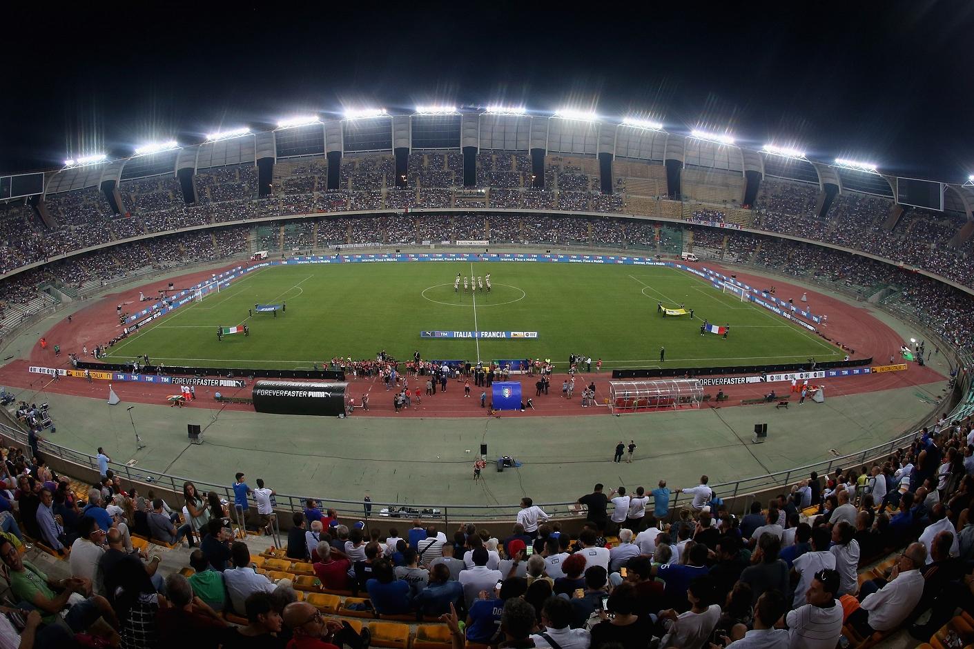 BARI, ITALY - SEPTEMBER 01:  A general view of stadium during the international friendly match between Italy and France at Stadio San Nicola on September 1, 2016 in Bari, Italy.  (Photo by Maurizio Lagana/Getty Images)