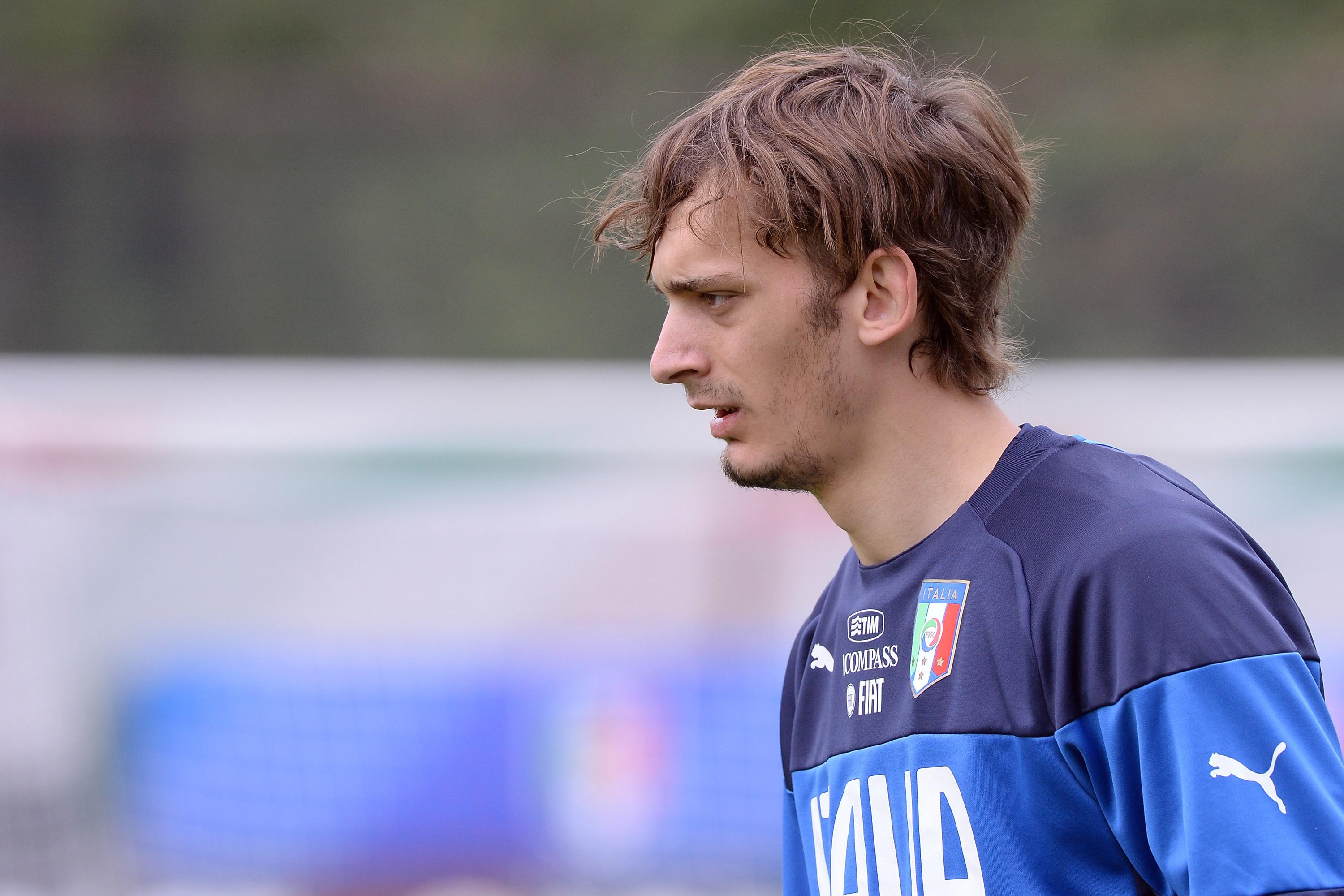 ROME, ITALY - MARCH 11: Manolo Gabbiadini of Italy during Italy Training Camp - Day 2 at Acqua Acetosa on March 11, 2014 in Rome, Italy. (Photo by Claudio Villa/Getty Images)