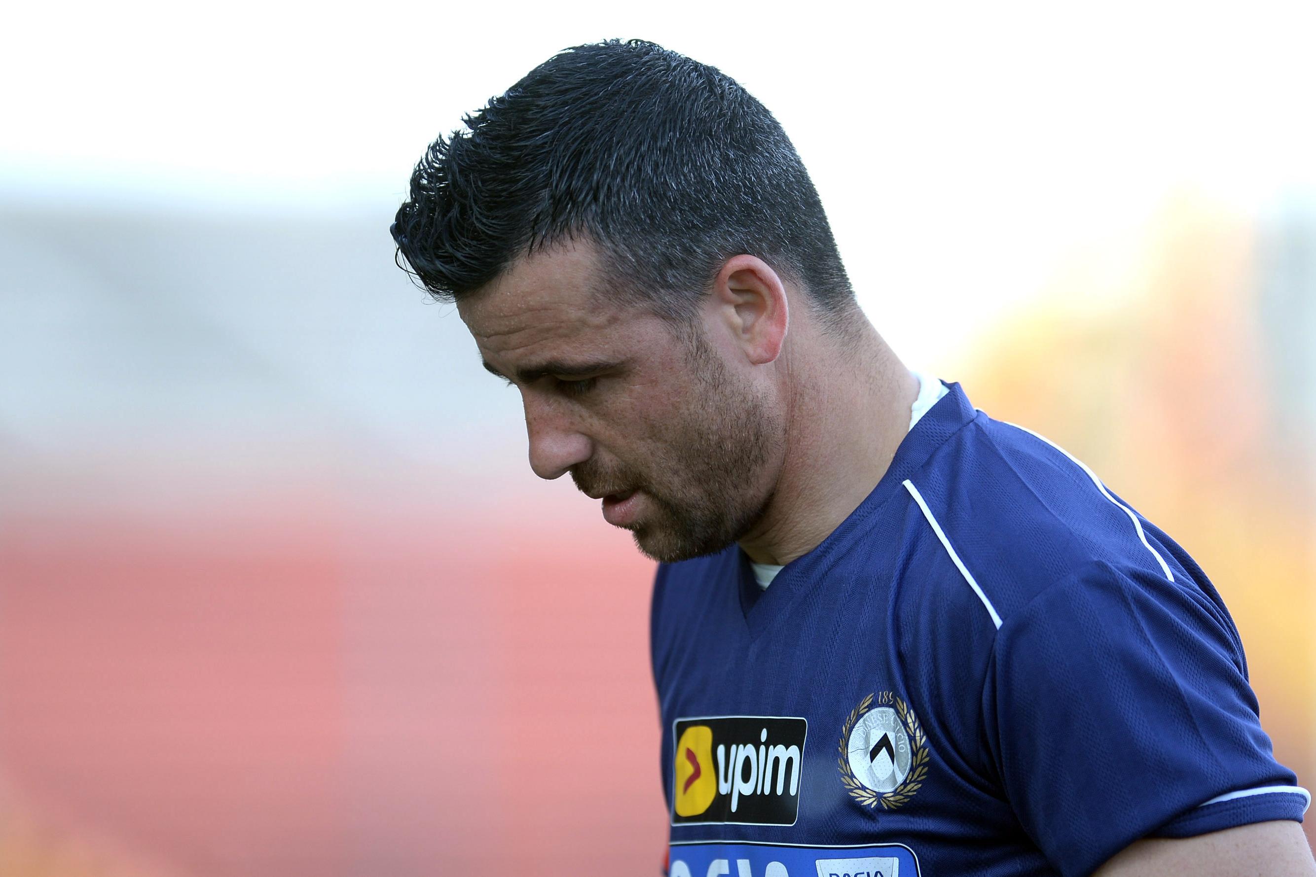 UDINE, ITALY - MAY 04:  Antonio Di Natale of Udinese Calcio looks on during the Serie A match between Udinese Calcio and AS Livorno Calcio at Stadio Friuli on May 4, 2014 in Udine, Italy.  (Photo by Dino Panato/Getty Images)