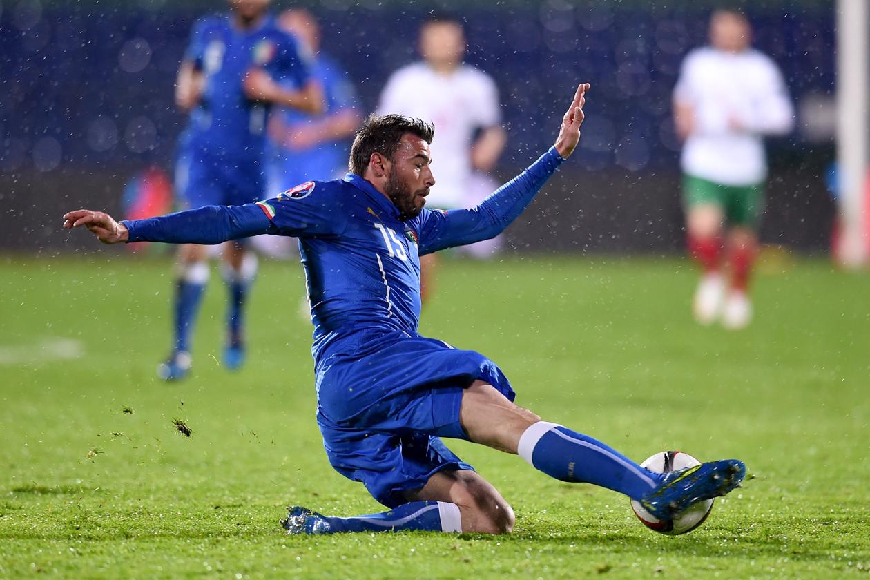SOFIA, BULGARIA - MARCH 28:  Andrea Barzagli of Italy during the Euro 2016 Qualifier match between Bulgaria and Italy at Vasil Levski National Stadium on March 28, 2015 in Sofia, Bulgaria.  (Photo by Claudio Villa/Getty Images)