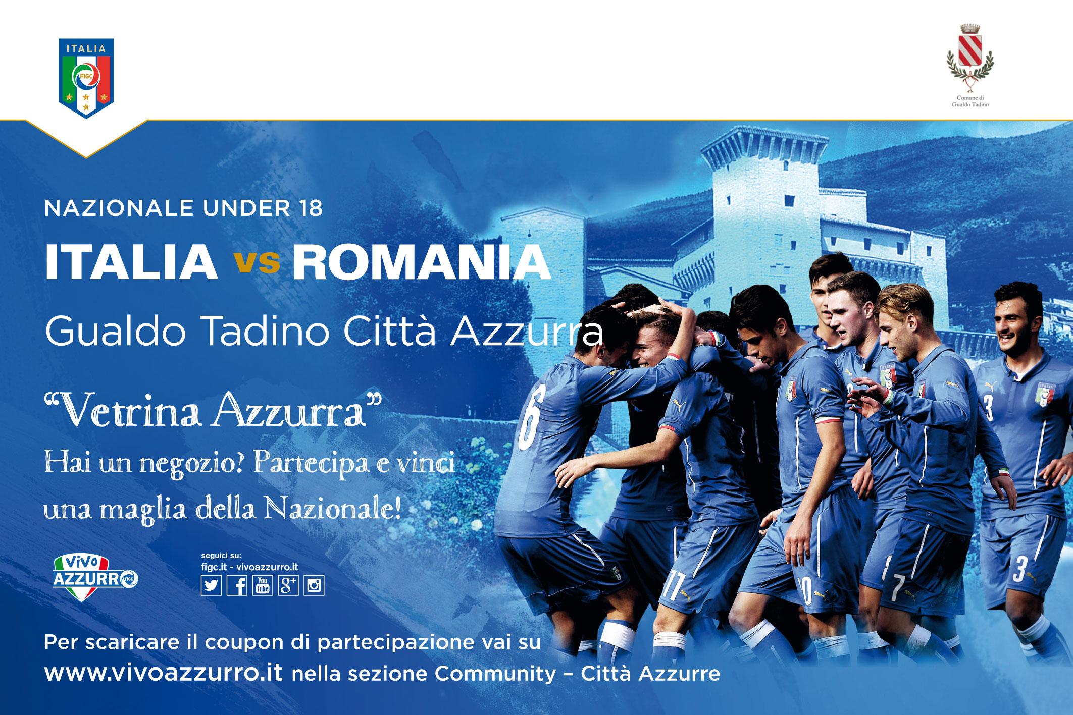 A Gualdo Tadino \"Vetrina Azzurra\": partecipa e vinci una maglia della Nazionale!