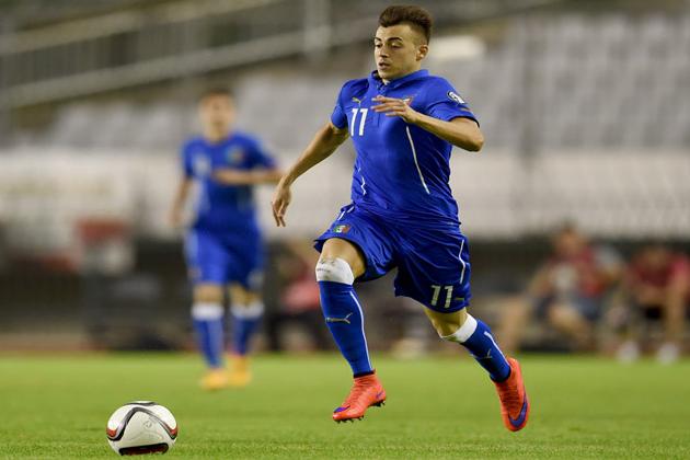 SPLIT, CROATIA - JUNE 12: Stephan El Shaarawy of Italy in action during rhe UEFA Euro 2016 Qualifier between Croatia and Italy on June 12, 2015 in Split, Croatia. (Photo by Claudio Villa/Getty Images)