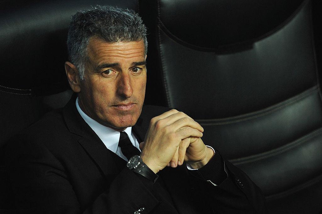 MILAN, ITALY - APRIL 16:  AC Milan assistant coach Mauro Tassotti looks on prior to the Serie A match between AC Milan and UC Sampdoria at Stadio Giuseppe Meazza on April 16, 2011 in Milan, Italy.  (Photo by Valerio Pennicino/Getty Images)