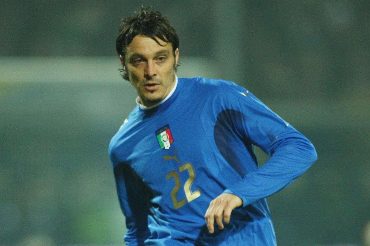 MODENA, ITALY - NOVEMBER 21: Massimo Oddo of Italy during the Euro 2008 Group B qualifying match between Italy and Faroe Islands at the Alberto Braglia Stadium on November 21st,2007 in Modena,Italy. (Photo by Michael Steele/Getty Images)