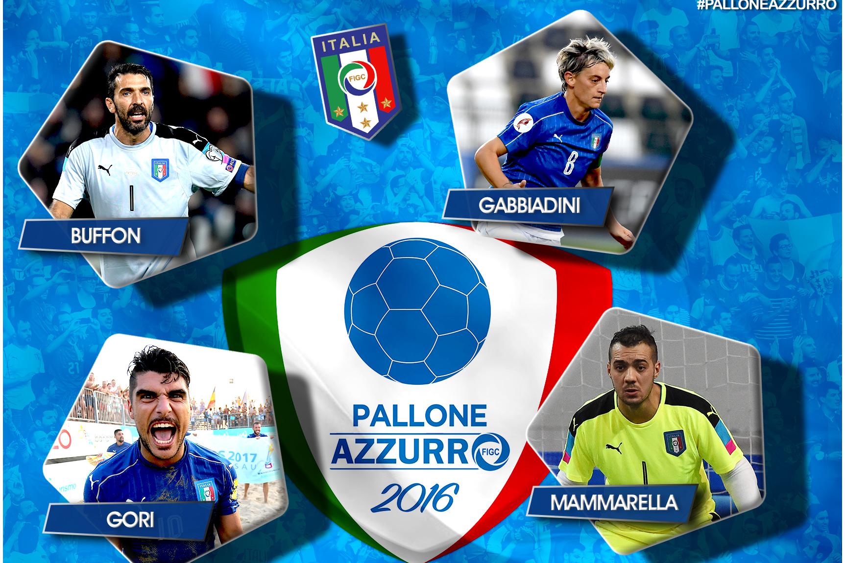 Pallone Azzurro 2016: vincono Buffon, Gabbiadini, Gori e Mammarella!