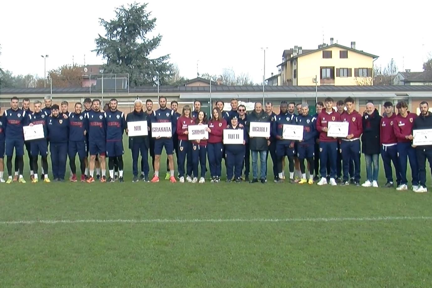 \"Noi Granata\": così la Reggiana ha celebrato la Giornata internazionale dei diritti delle persone con disabilità
