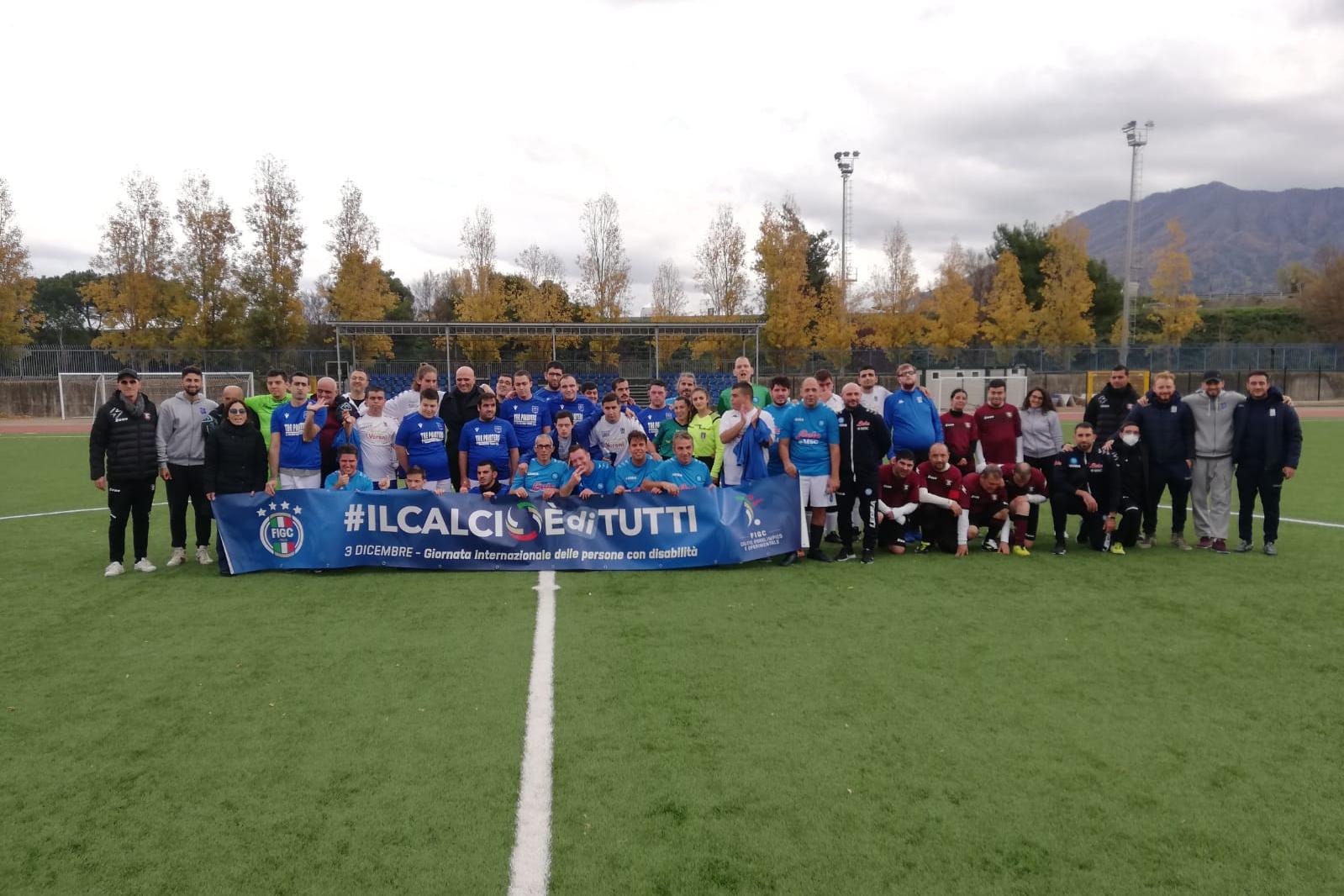 A Cercola un sabato speciale per le quattro formazioni del Torneo DCPS nella giornata internazionale dei diritti delle persone con disabilità: a