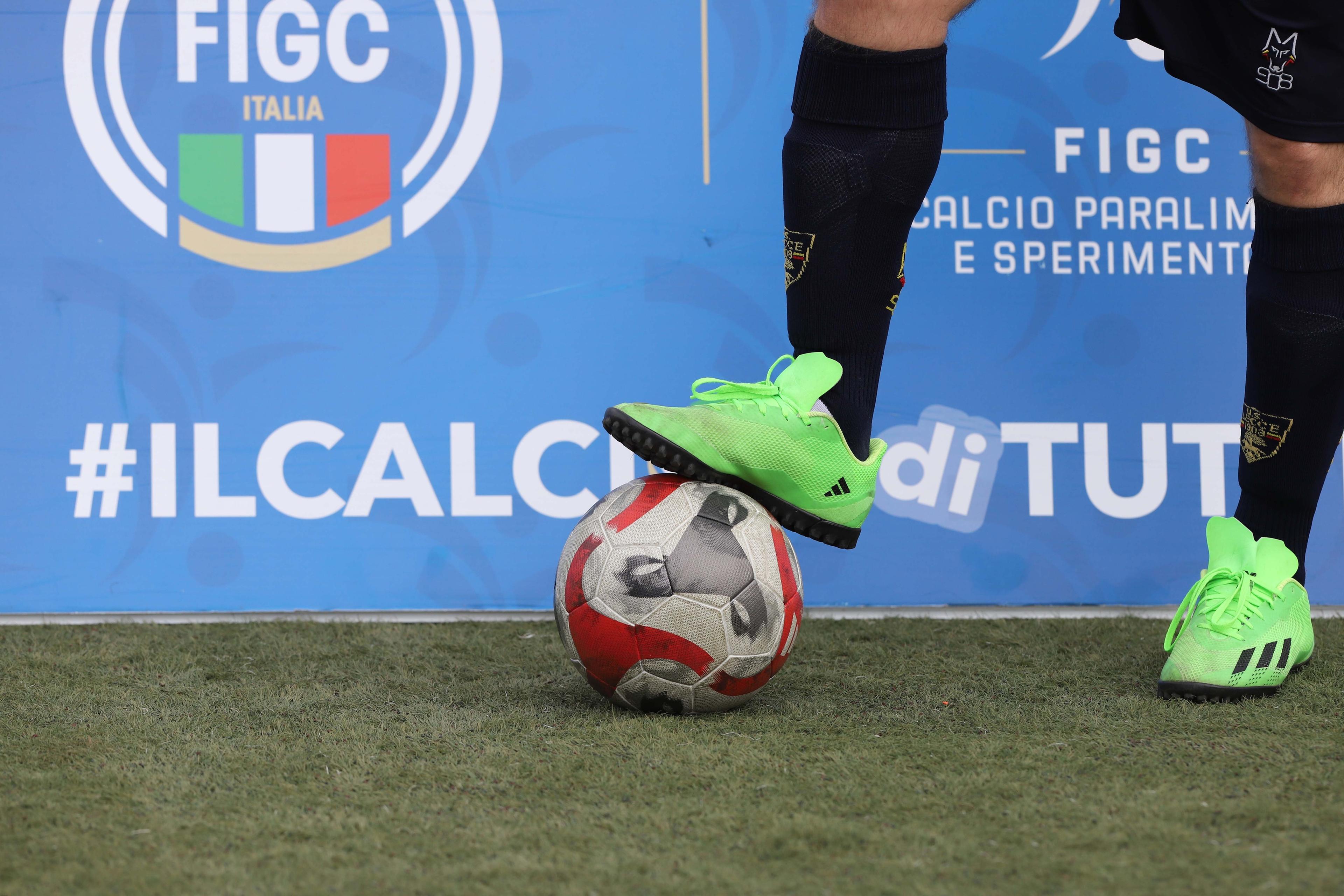 BARI, ITALY - DECEMBER 02: A moment of play by the participants in the tournament organized by the FIGC on December 02, 2023 in Bari, Italy. (Photo by Donato Fasano/Getty Images)