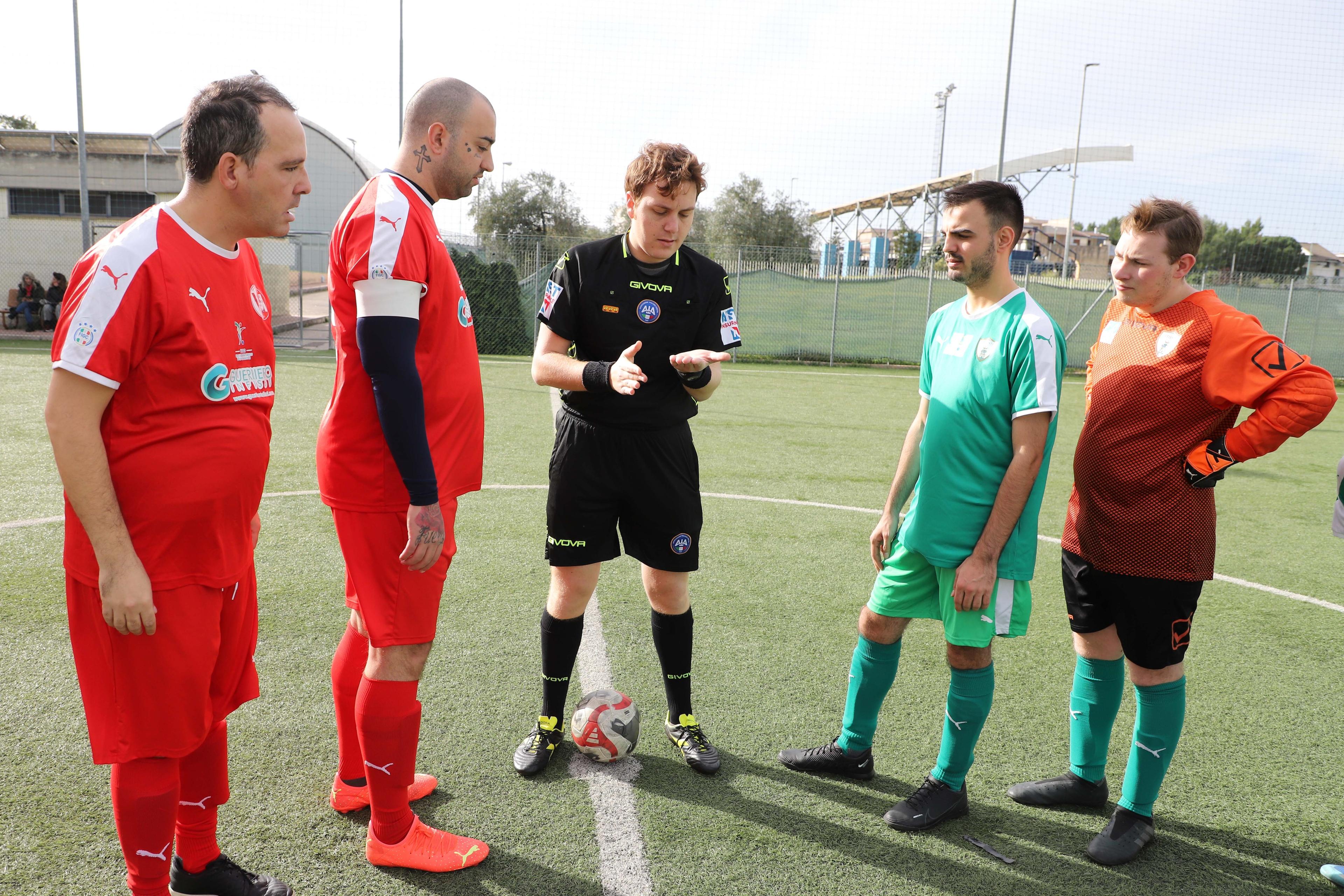 BARI, ITALY - DECEMBER 02: A moment of play by the participants in the tournament organized by the FIGC on December 02, 2023 in Bari, Italy. (Photo by Donato Fasano/Getty Images)