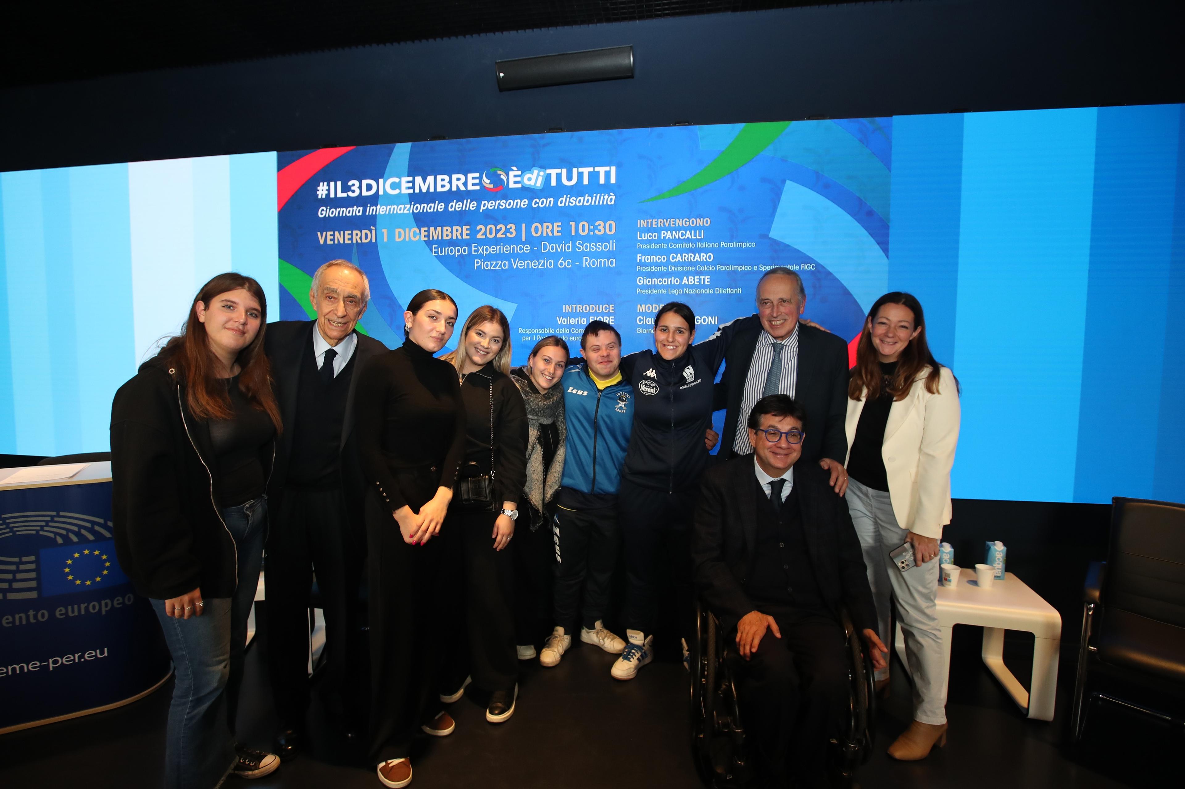 ROME, ITALY - DECEMBER 01: FIGC DCPS press conference at Europa Experience on December 01, 2023 in Rome, Italy. (Photo by Paolo Bruno/Getty Images)