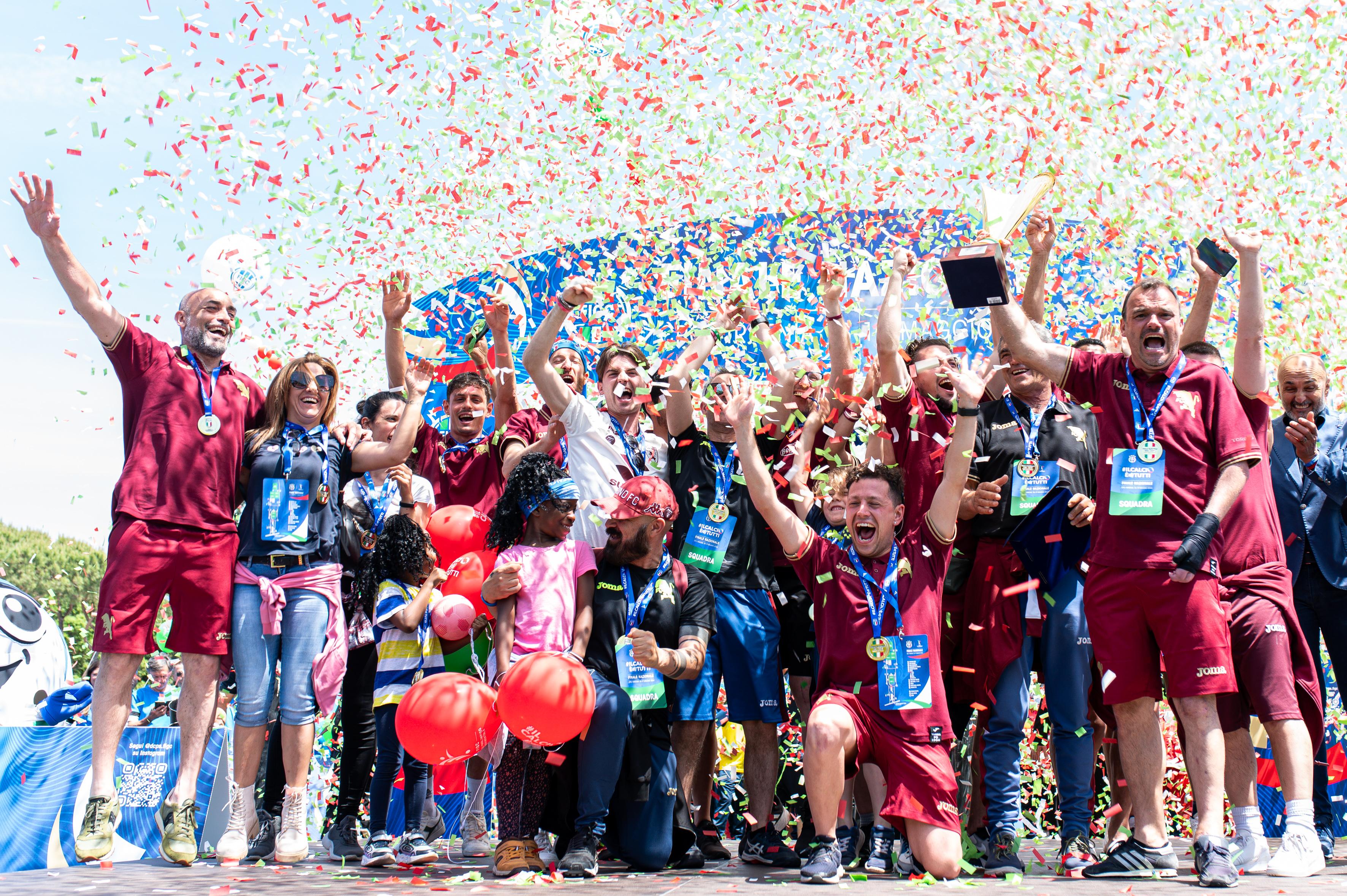TIRRENIA, ITALY - MAY 19: FIGC DCPS Finals - Day 2 at Centro di Preparazione Olimpica on May 19, 2024 in Tirrenia, Italy. (Photo by Ingrid Zambrano/Getty Images)