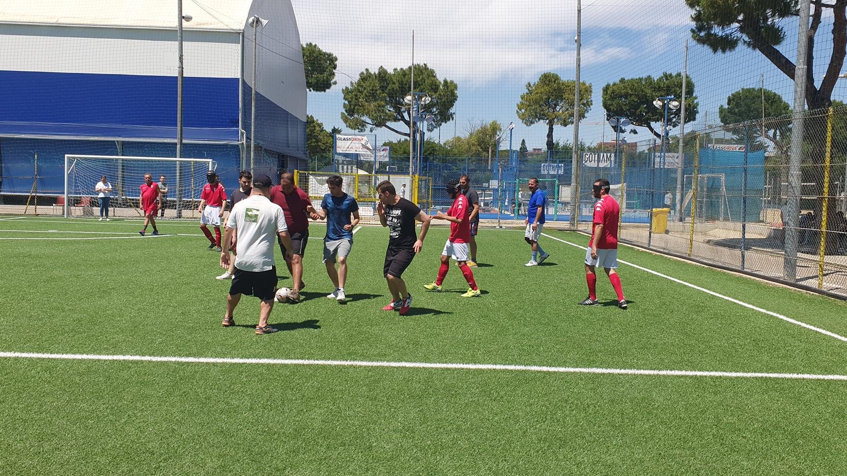 La Di Cagno Abbrescia, club DCPS, in campo insieme al Bari 1988 non vedenti: \"Un'esperienza speciale e divertentissima\"