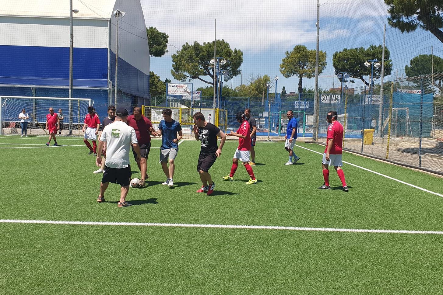 La Di Cagno Abbrescia, club DCPS, in campo insieme al Bari 1988 non vedenti: \"Un'esperienza speciale e divertentissima\"