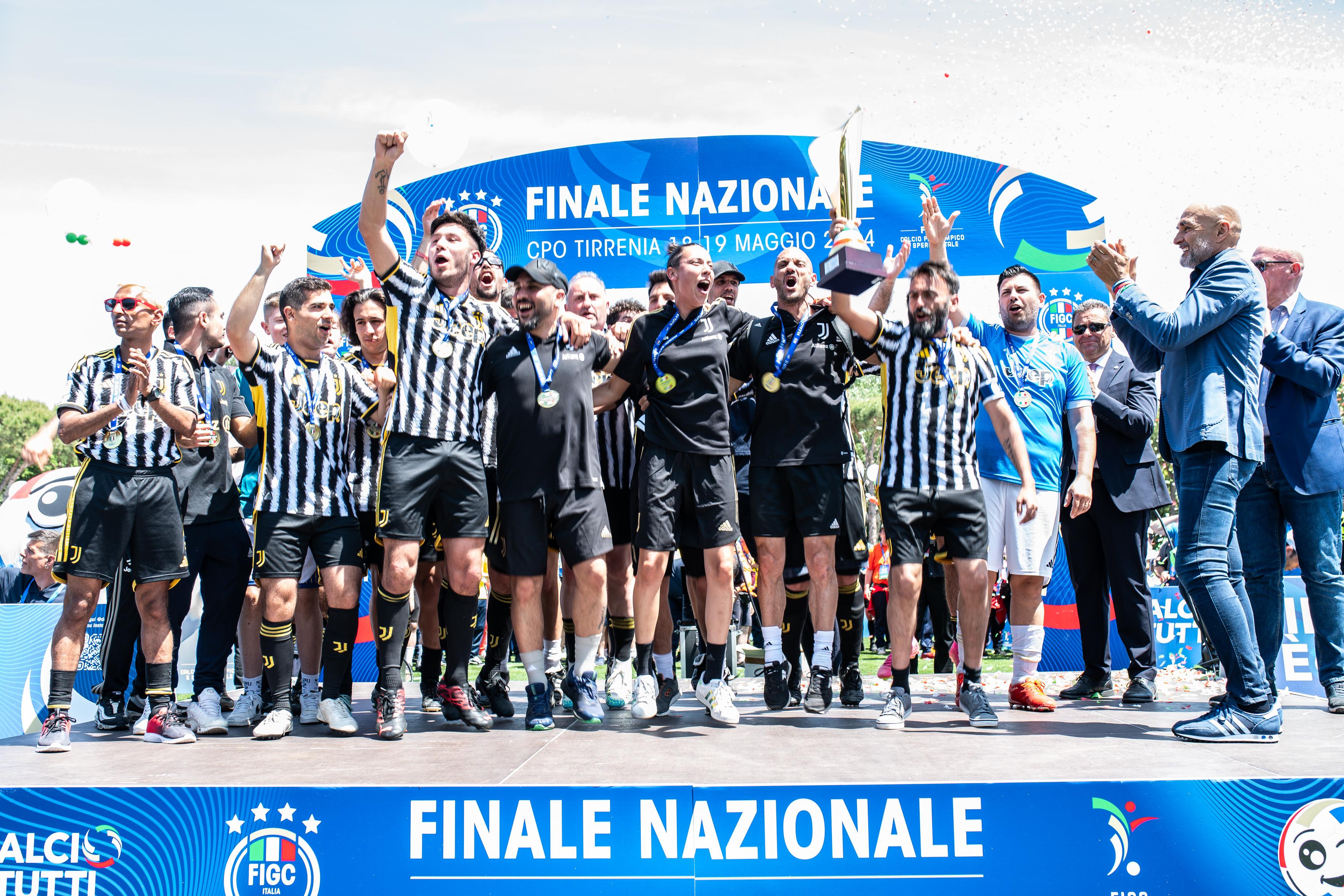 Juventus Nessunoescluso, il successo bis nel 3° Livello a Tirrenia e non solo: \"Felici di dare spazio a chi è più indietro\"
