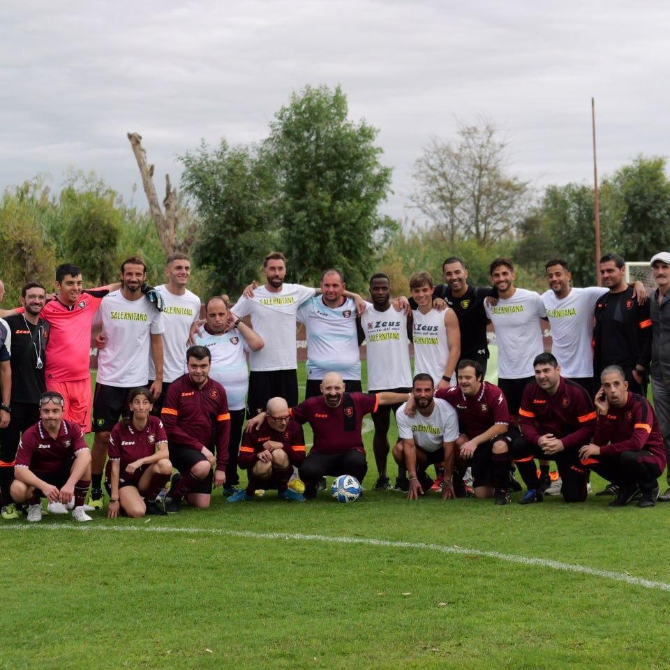 La Salernitana - Il Villaggio di Esteban 'allenata' da mister Martusciello: \"Questi ragazzi sono straordinari\"
