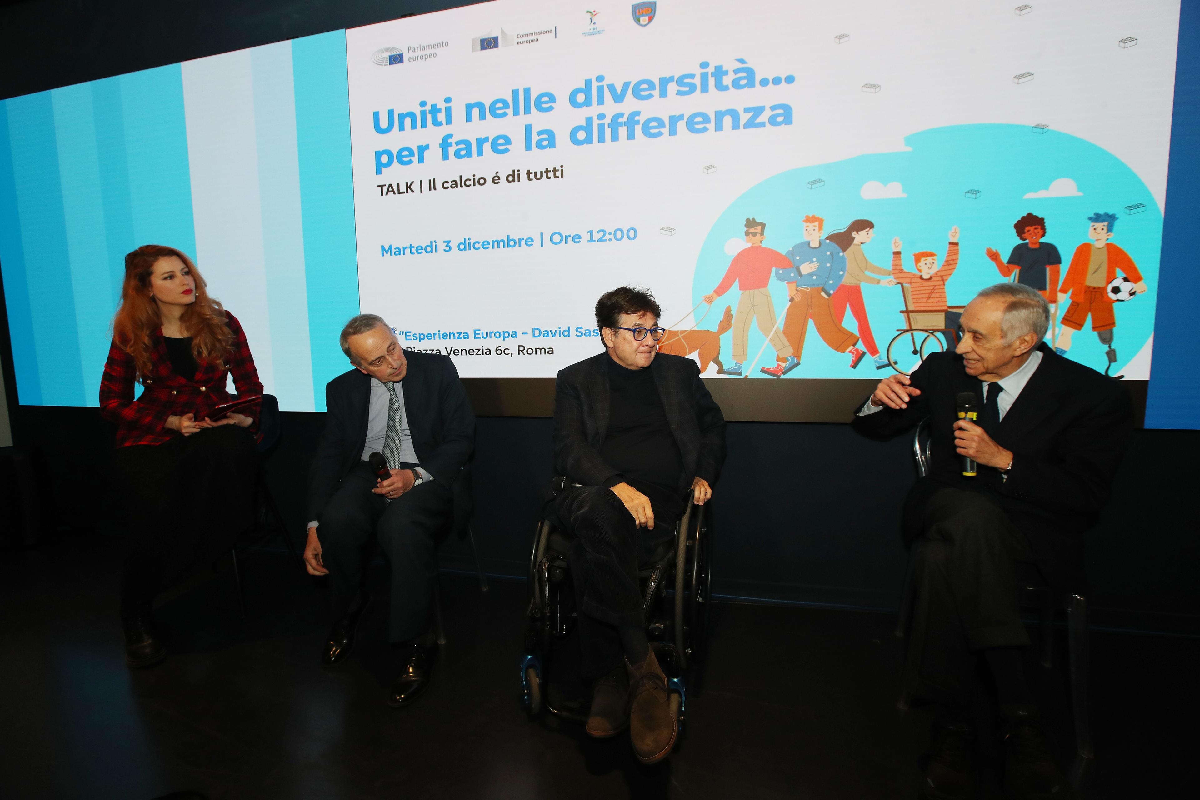 Nella Giornata dei diritti delle persone con disabilità, FIGC, LND e CIP insieme per l'inclusione. Gravina: \"Il calcio è gioia, condivisione. È una comunità di valori\"