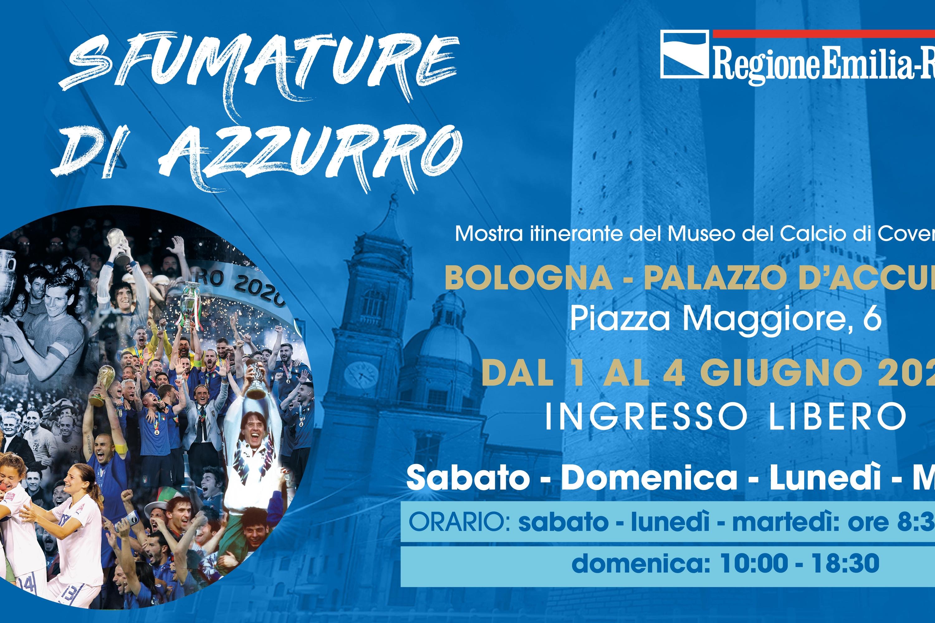 ‘Sfumature di Azzurro’: la mostra itinerante del Museo del Calcio a Bologna dal 1° al 4 giugno