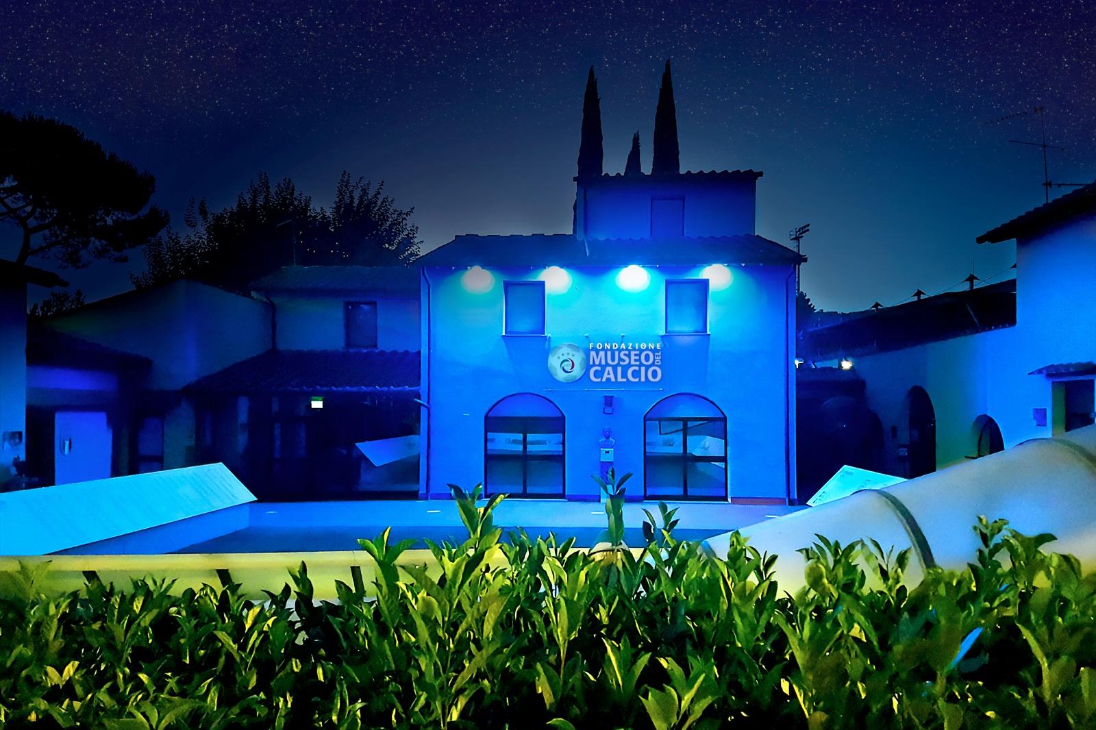 Il Museo del Calcio si colora di azzurro per la partita di oggi
