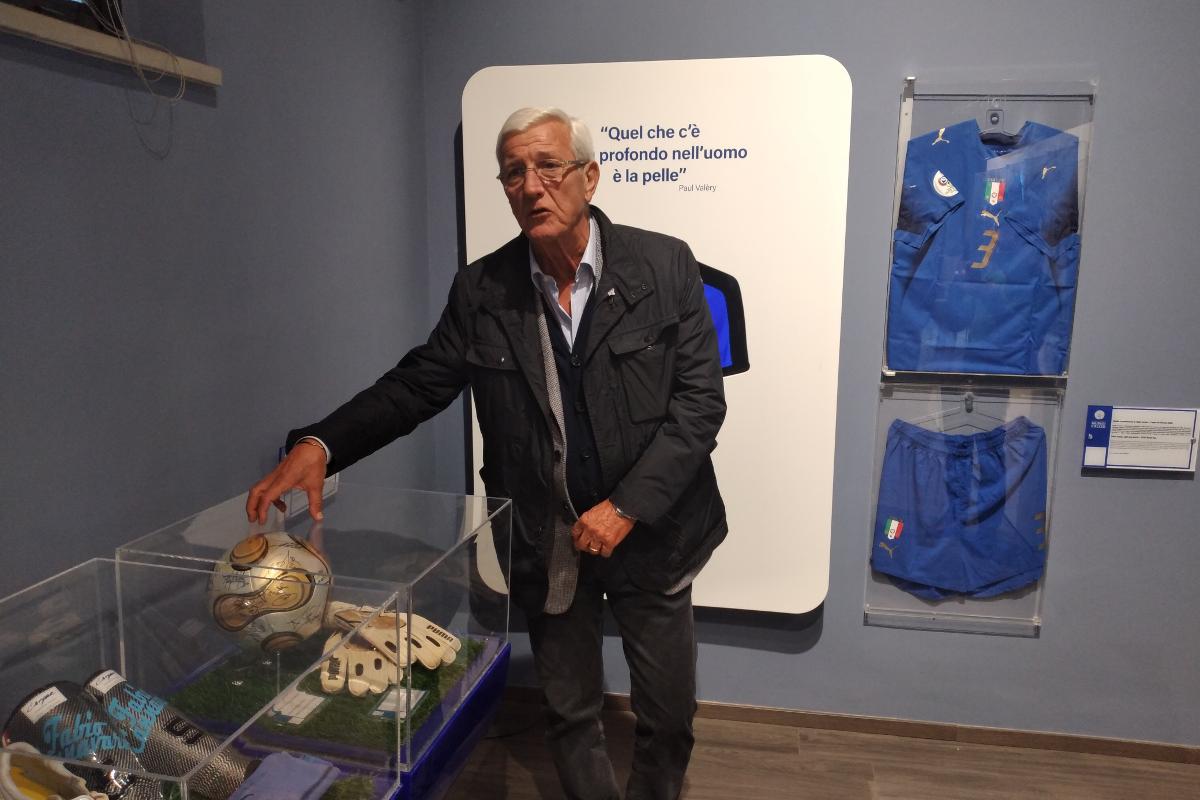Marcello Lippi al Museo del Calcio
