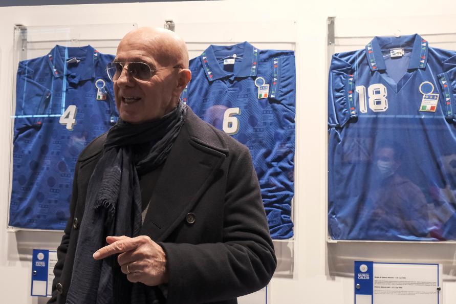 Arrigo Sacchi al Museo del Calcio