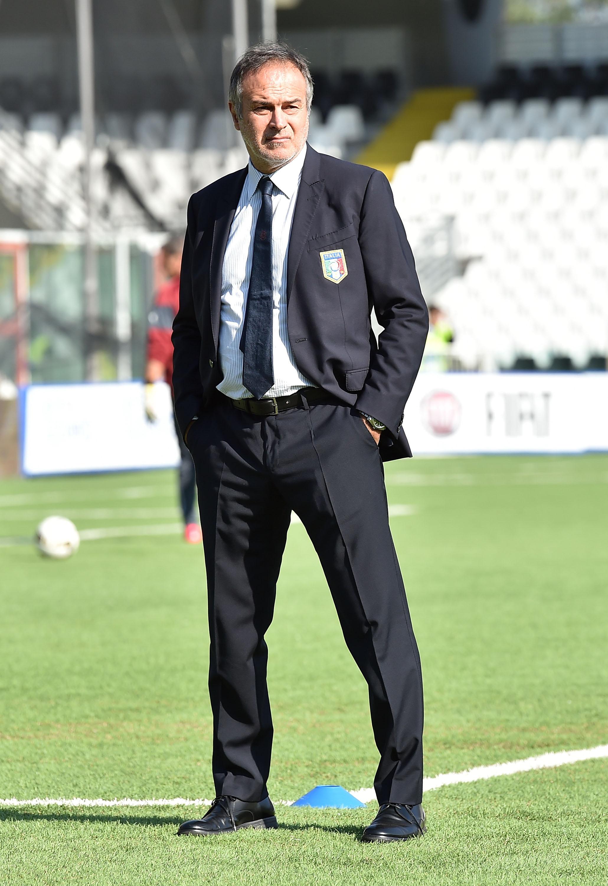 CESENA, ITALY - OCTOBER 24: Antonio Cabrini head coach of Italy before the UEFA Women's Euro 2017 Qualifier between Italy and Switzerland at Dino Manuzzi Stadium on October 24, 2015 in Cesena, Italy. (Photo by Giuseppe Bellini/Getty Images)