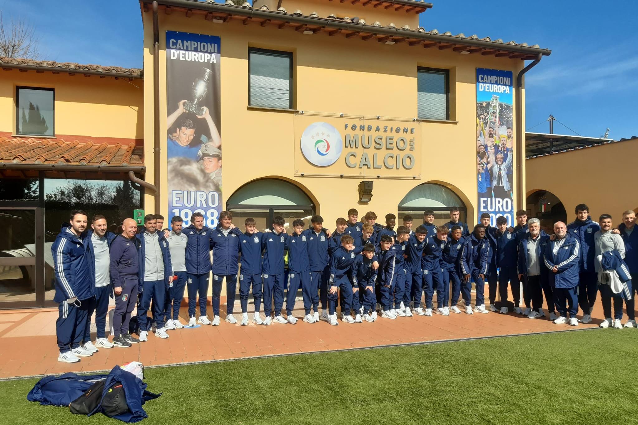 La Nazionale Under 15 della Spagna visita il Museo del Calcio