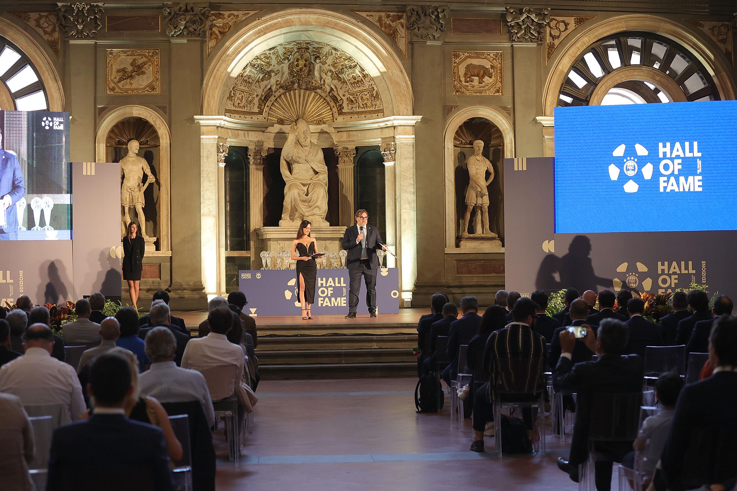 Il Salone dei Cinquecento abbraccia i nuovi premiati della Hall of Fame. Gravina: \"Una bella giornata\"