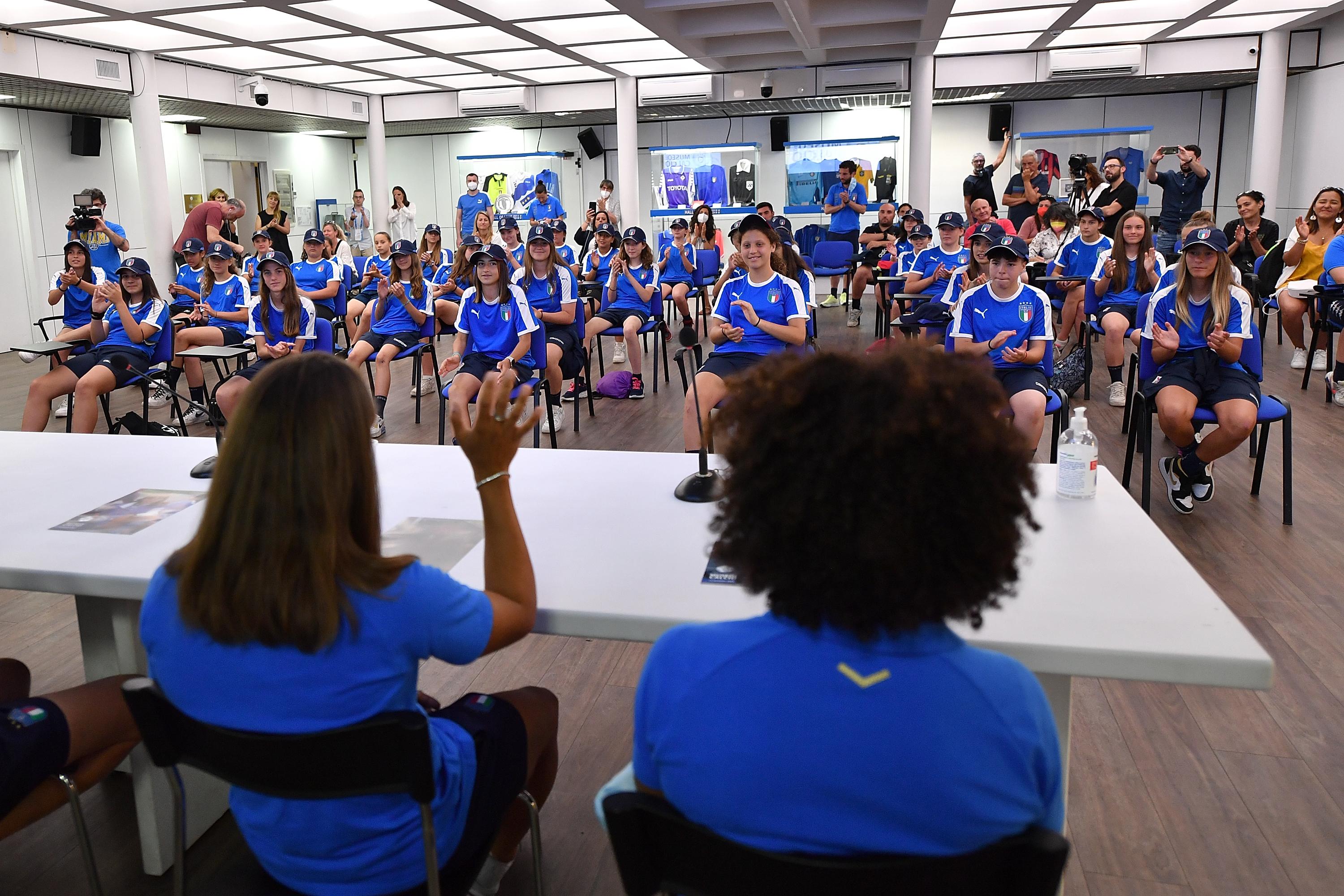 FLORENCE, ITALY - JUNE 14:  <<enter caption here>> at Centro Tecnico Federale di Coverciano on June 14, 2022 in Florence, Italy.  (Photo by Valerio Pennicino/Getty Images)