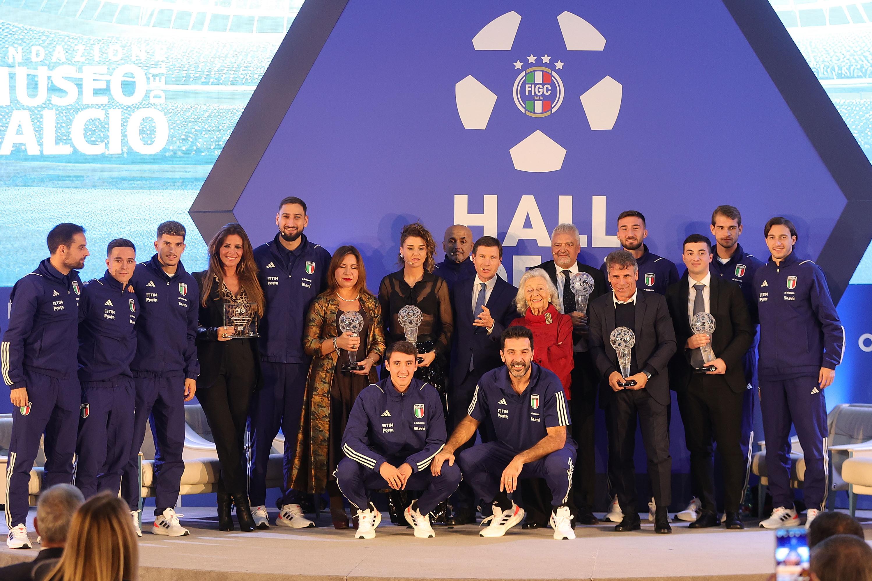 A Coverciano l'undicesima edizione della Hall of Fame. Gravina: \"Parla al cuore dei tifosi\"
